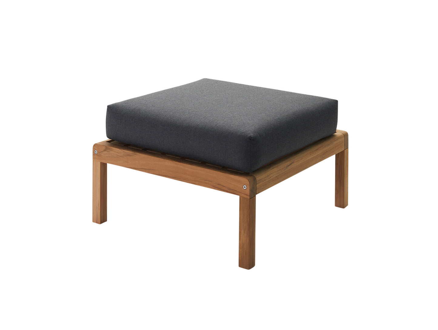Virkelyst Pouf by Fritz Hansen - Charcoal