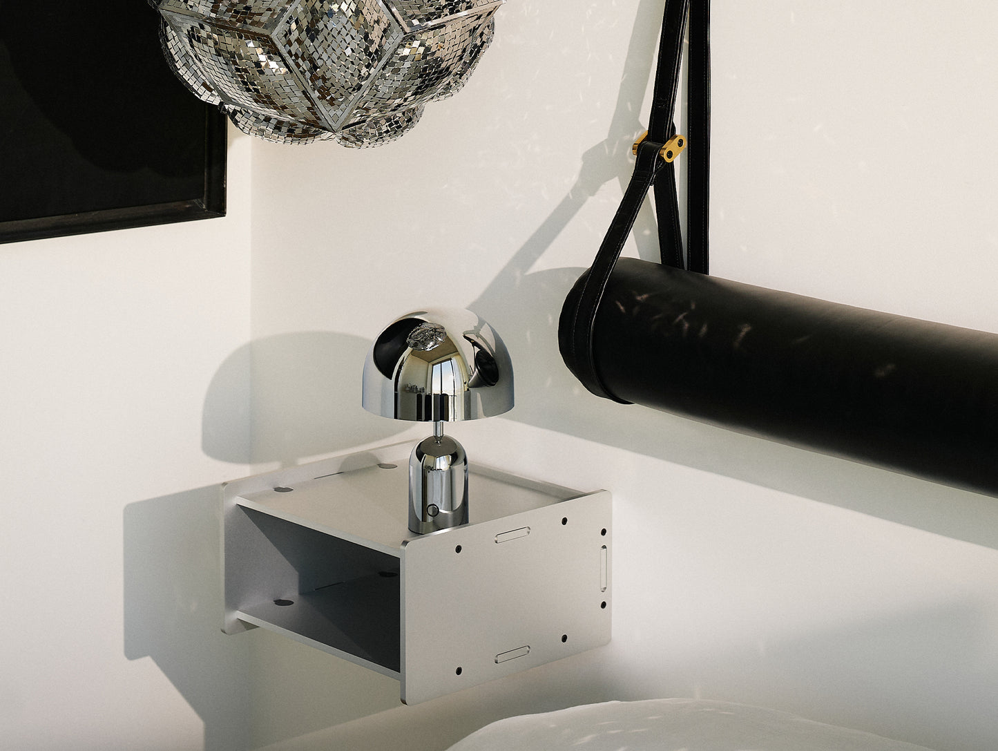 Bell LED Portable Lamp by Tom Dixon - Silver