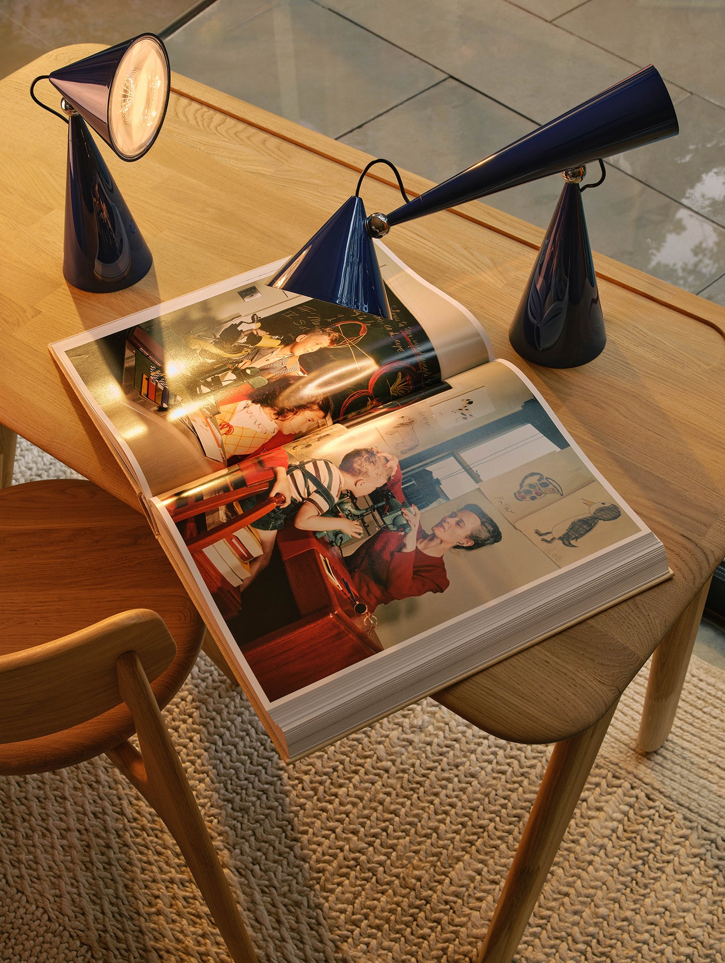 Slab Desk by Tom Dixon - Natural Oak