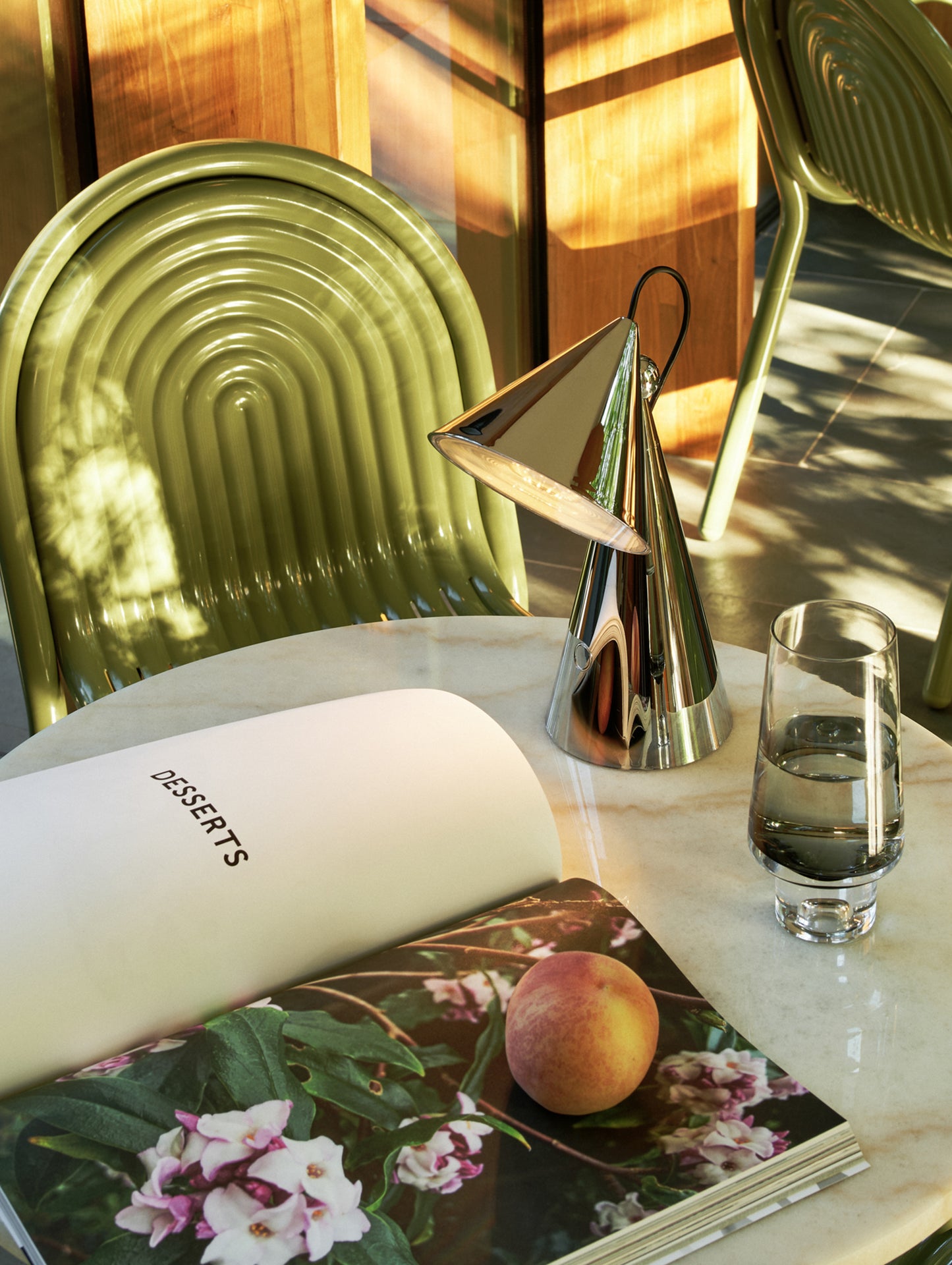 Pose Portable Lamp by Tom Dixon - Silver