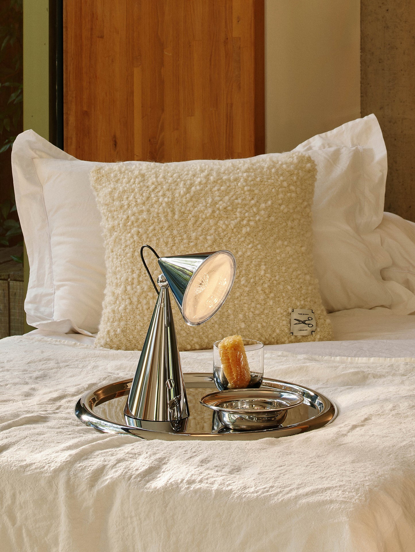 Pose Portable Lamp by Tom Dixon - Silver