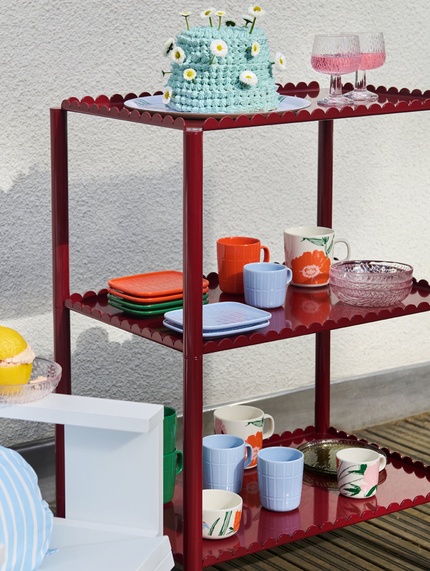 Oiva Tiiliskivi Mug 0.25L - Light Blue by Marimekko