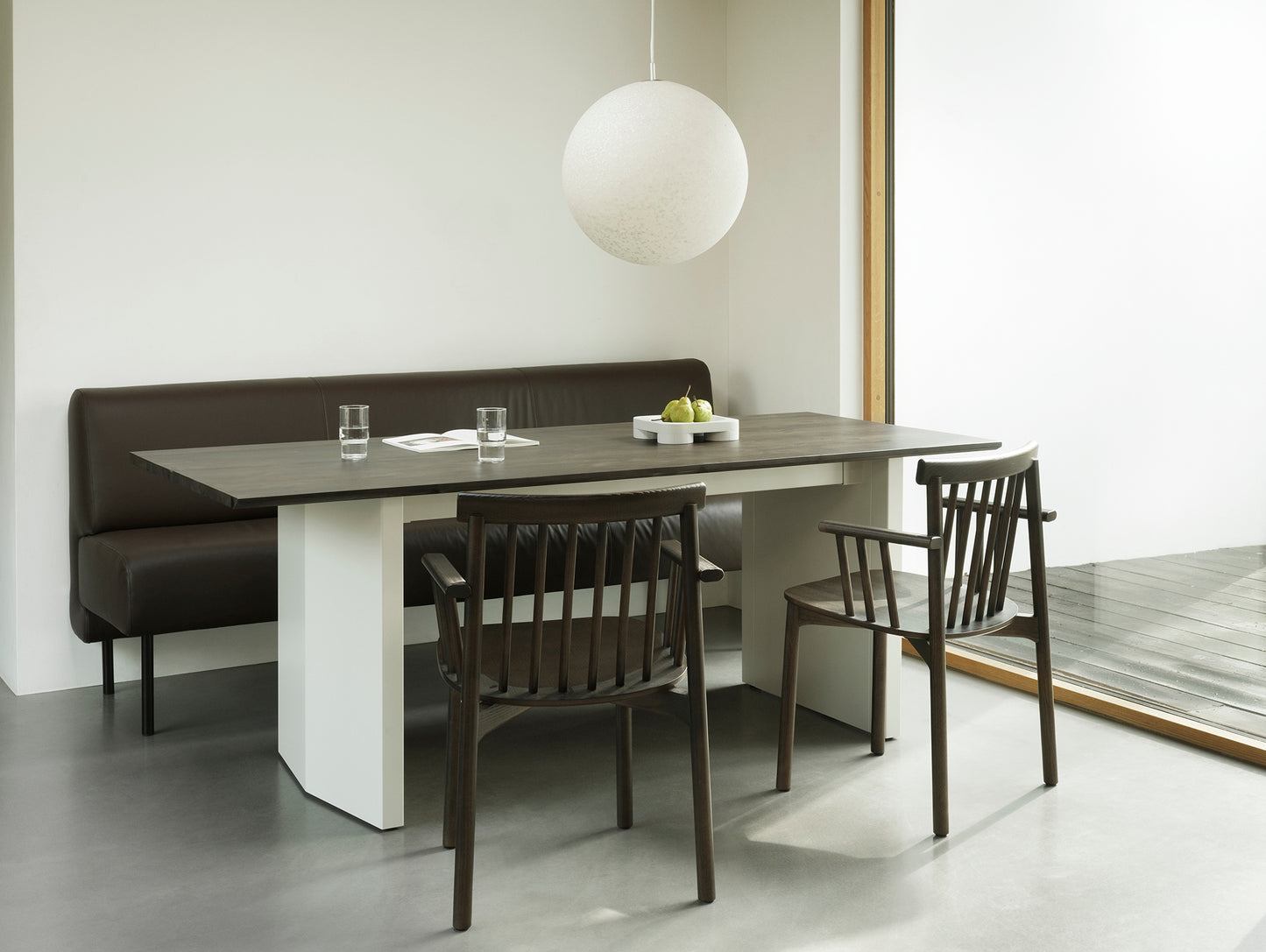 Pind Armchair by Normann Copenhagen - Brown Stained Ash