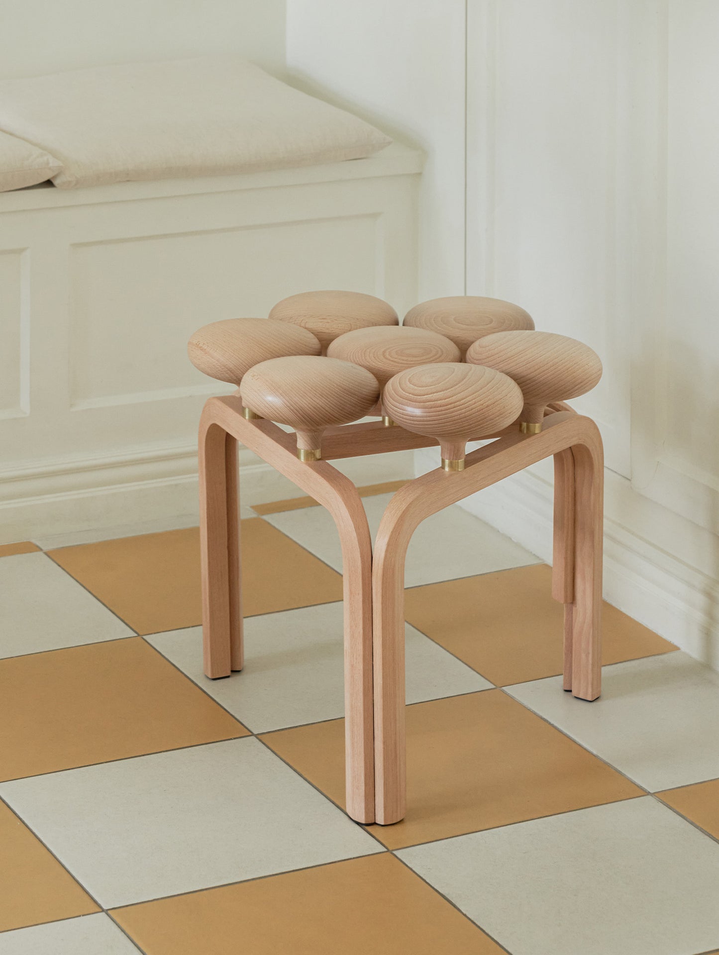 Utzon Stool by Fritz Hansen