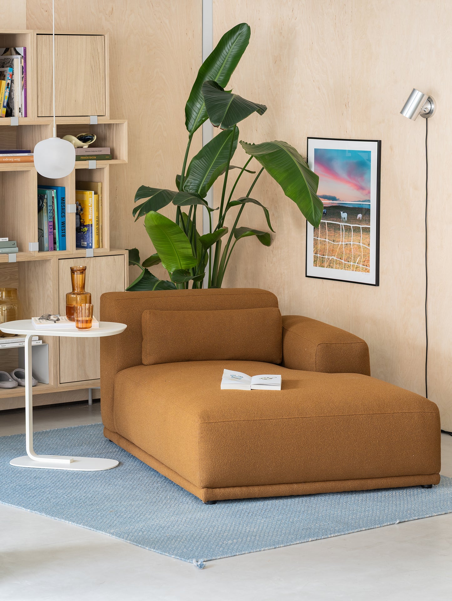 Connect Soft Modular Sofa Individual Modules by Muuto - Module H / Right Armrest Chaise Longue