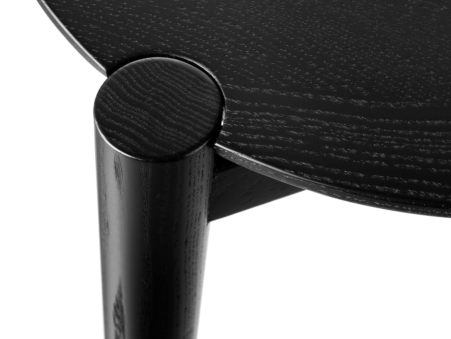 D102 SOS Coffee Table by FDB Mobler - Black Painted Oak
