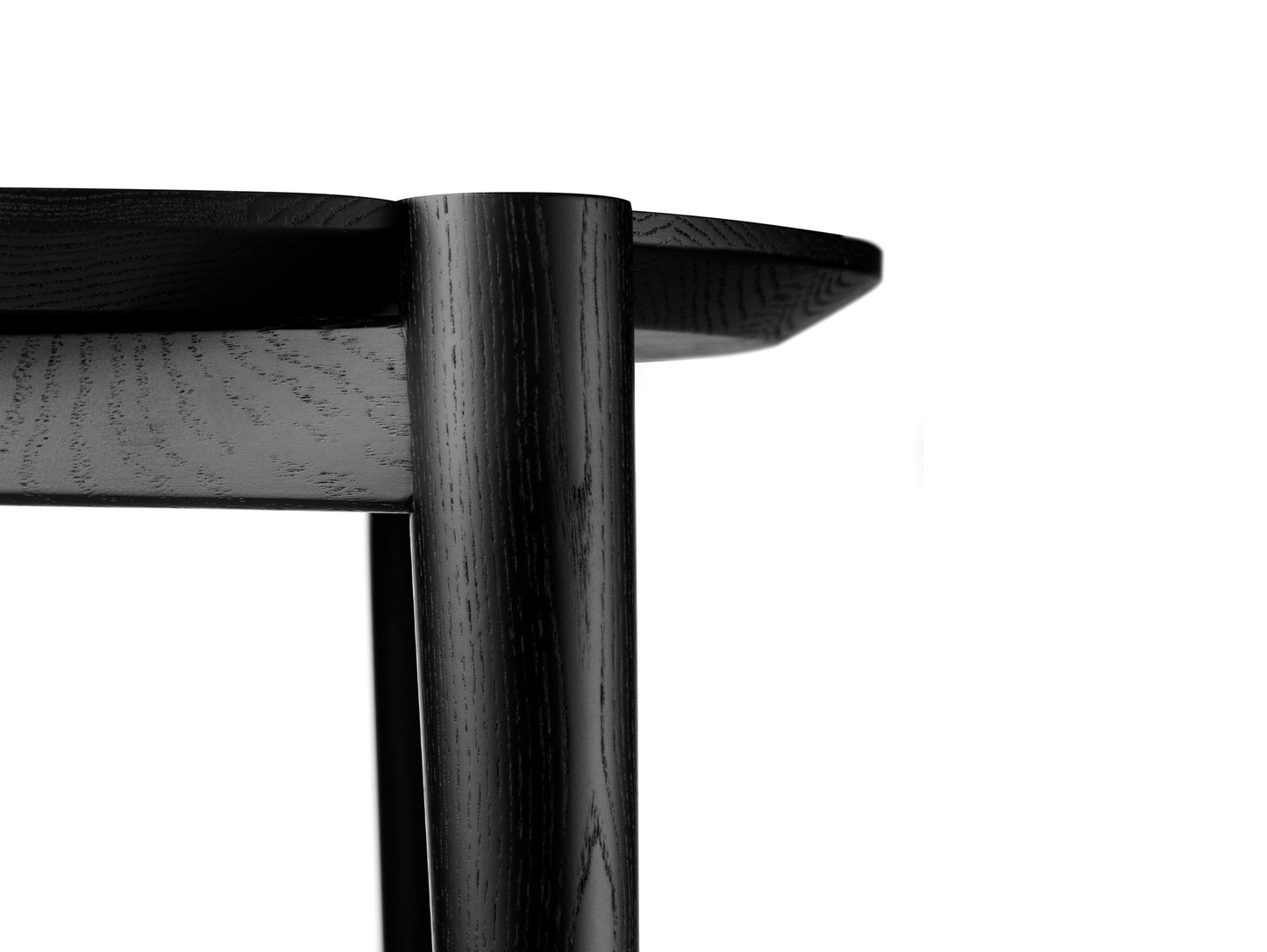 D102 SOS Coffee Table by FDB Mobler - Black Painted Oak