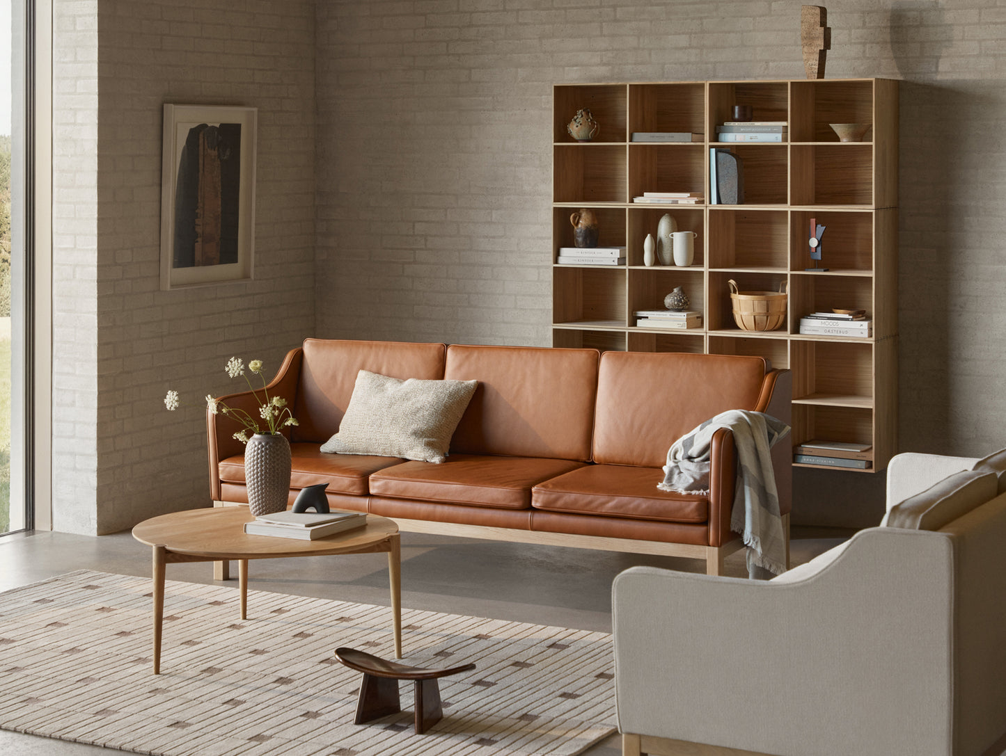 D102 SOS Coffee Table by FDB Mobler - Oiled Oak
