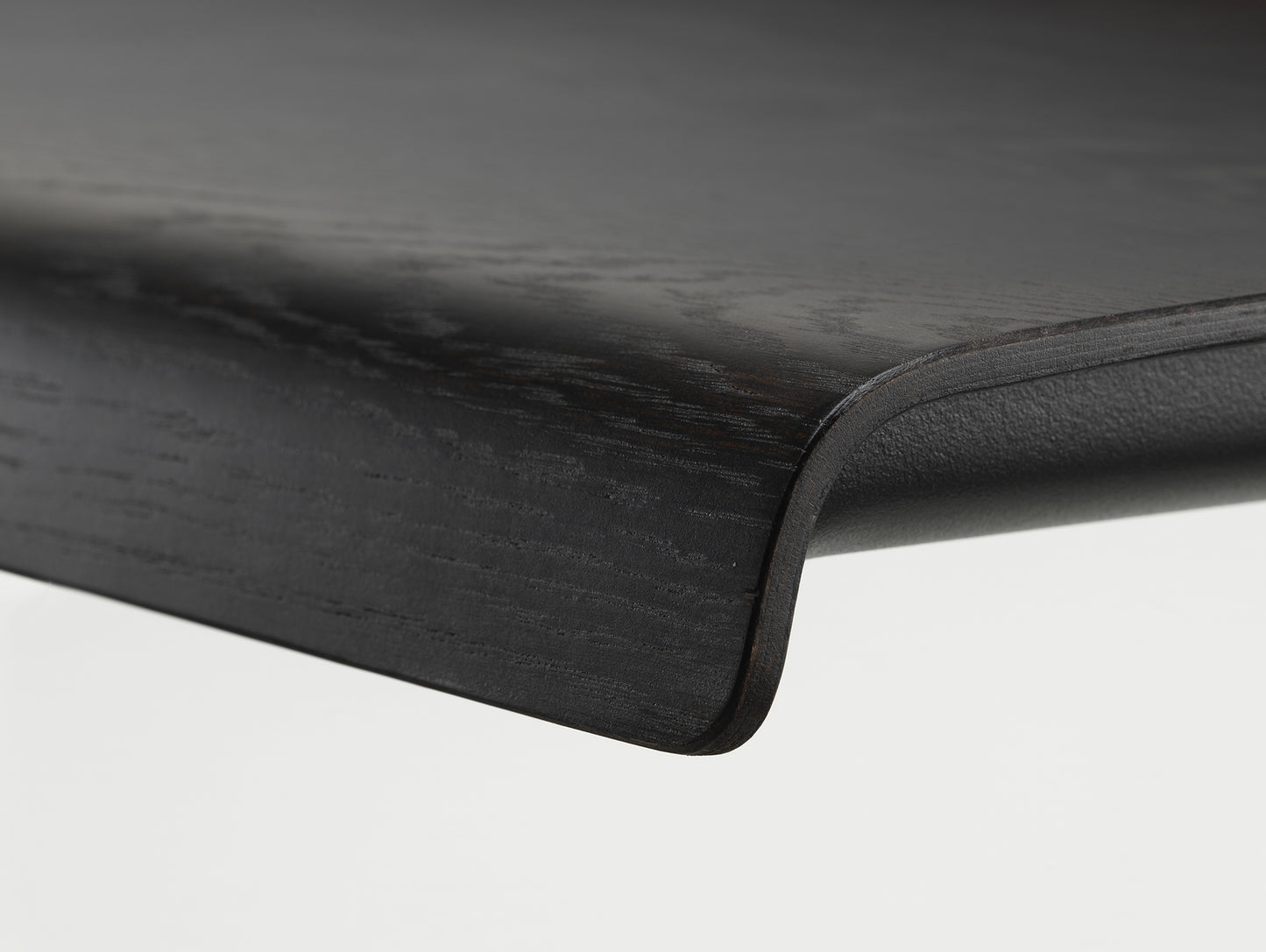Courier Desk by Vitra - Dark Oak Veneer / Deep Black Aluminium Base