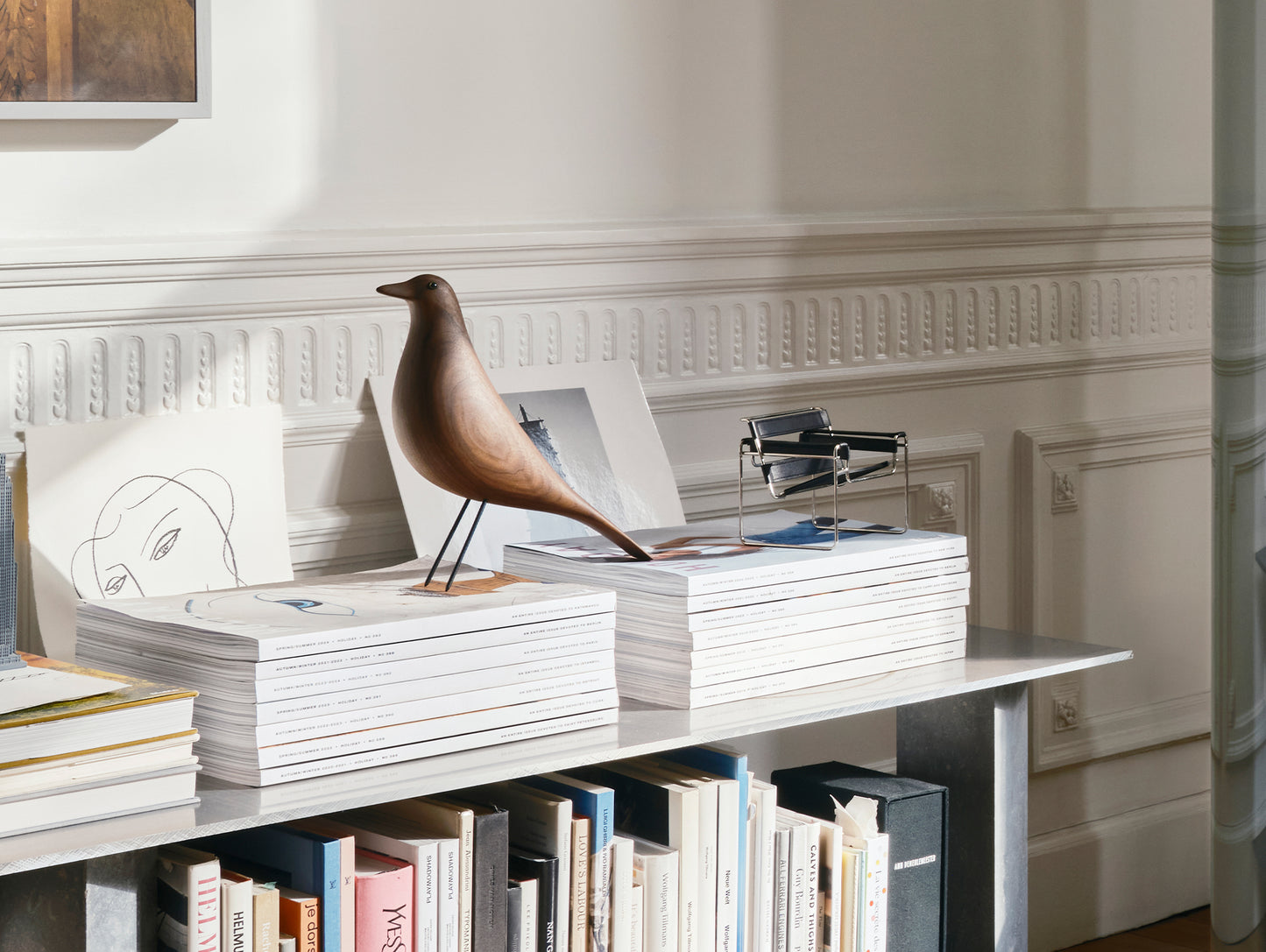 Eames House Bird (Walnut) by Vitra