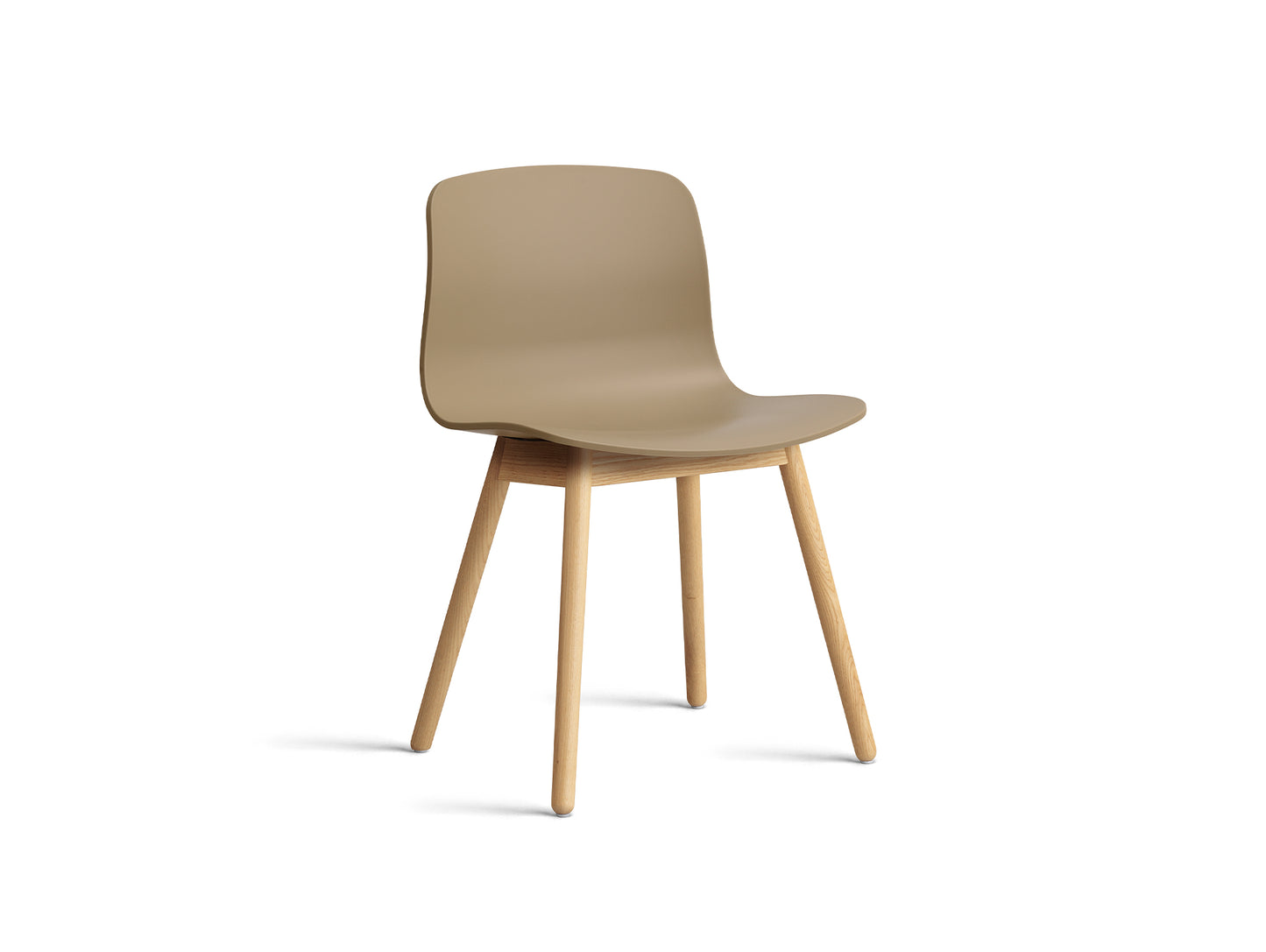 About A Chair AAC 12 - Clay 2.0 Shell / Lacquered Oak Base
