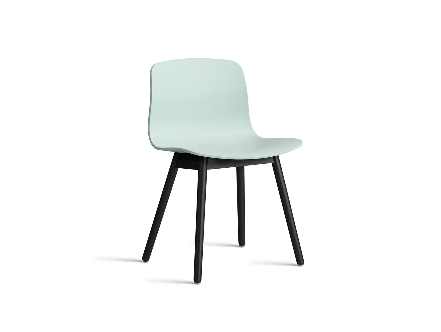 About A Chair AAC 12 - Dusty Mint 2.0 Shell / Black Lacquered Oak Base