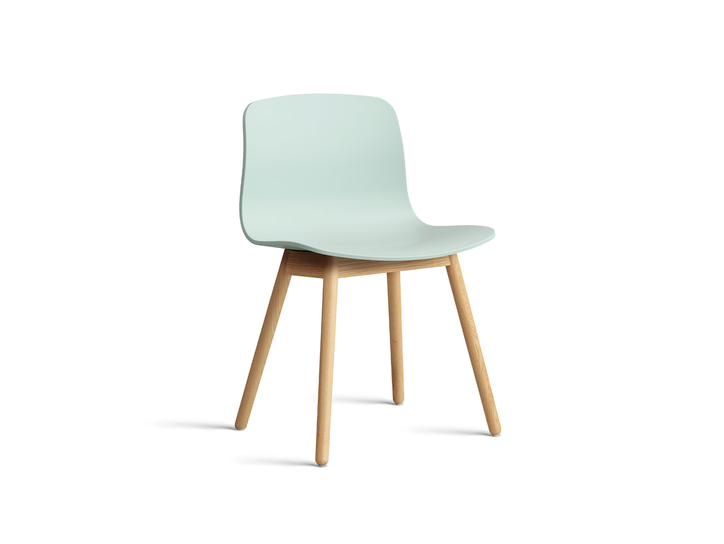 About A Chair AAC 12 - Dusty Mint 2.0 Shell / Lacquered Oak Base