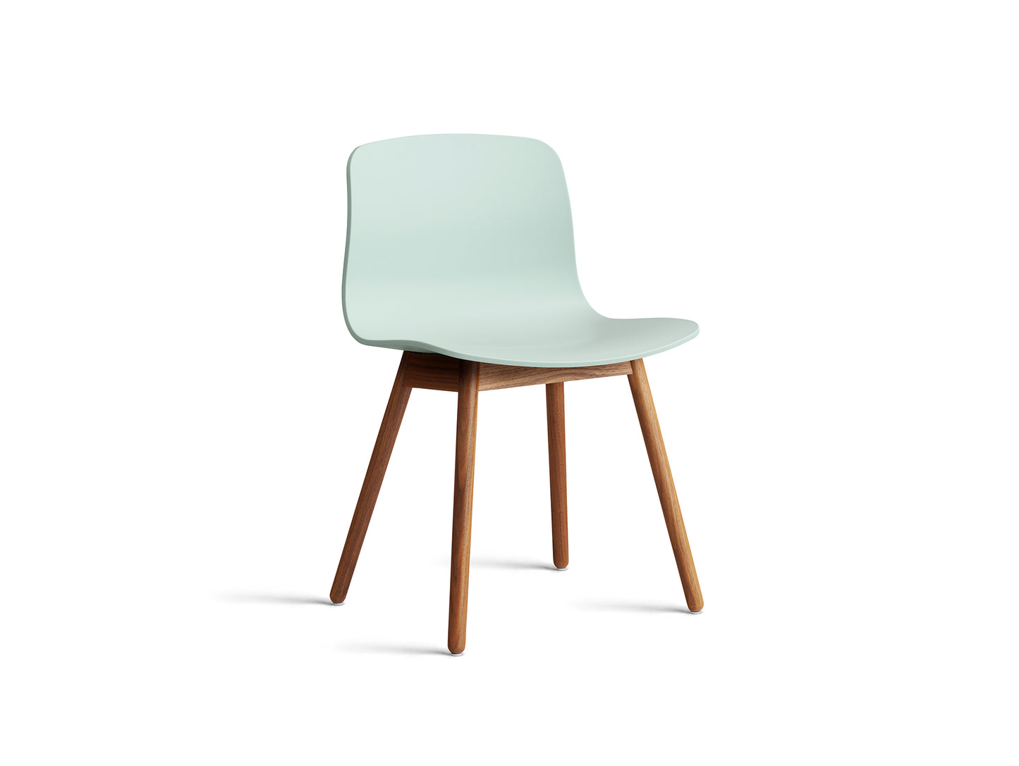 About A Chair AAC 12 - Dusty Mint 2.0 Shell / Lacquered Walnut Base
