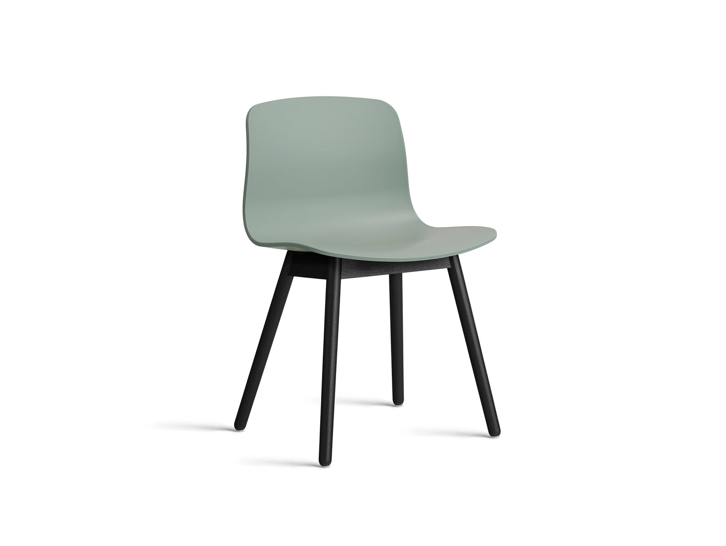 About A Chair AAC 12 - Fall Green 2.0 Shell / Black Lacquered Oak Base