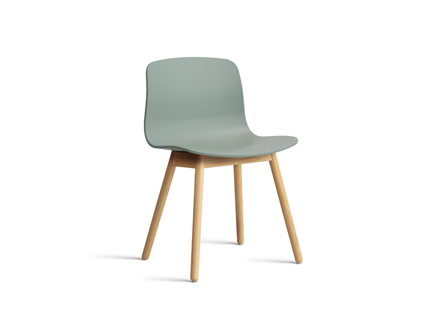 About A Chair AAC 12 - Fall Green 2.0 Shell / Lacquered Oak Base