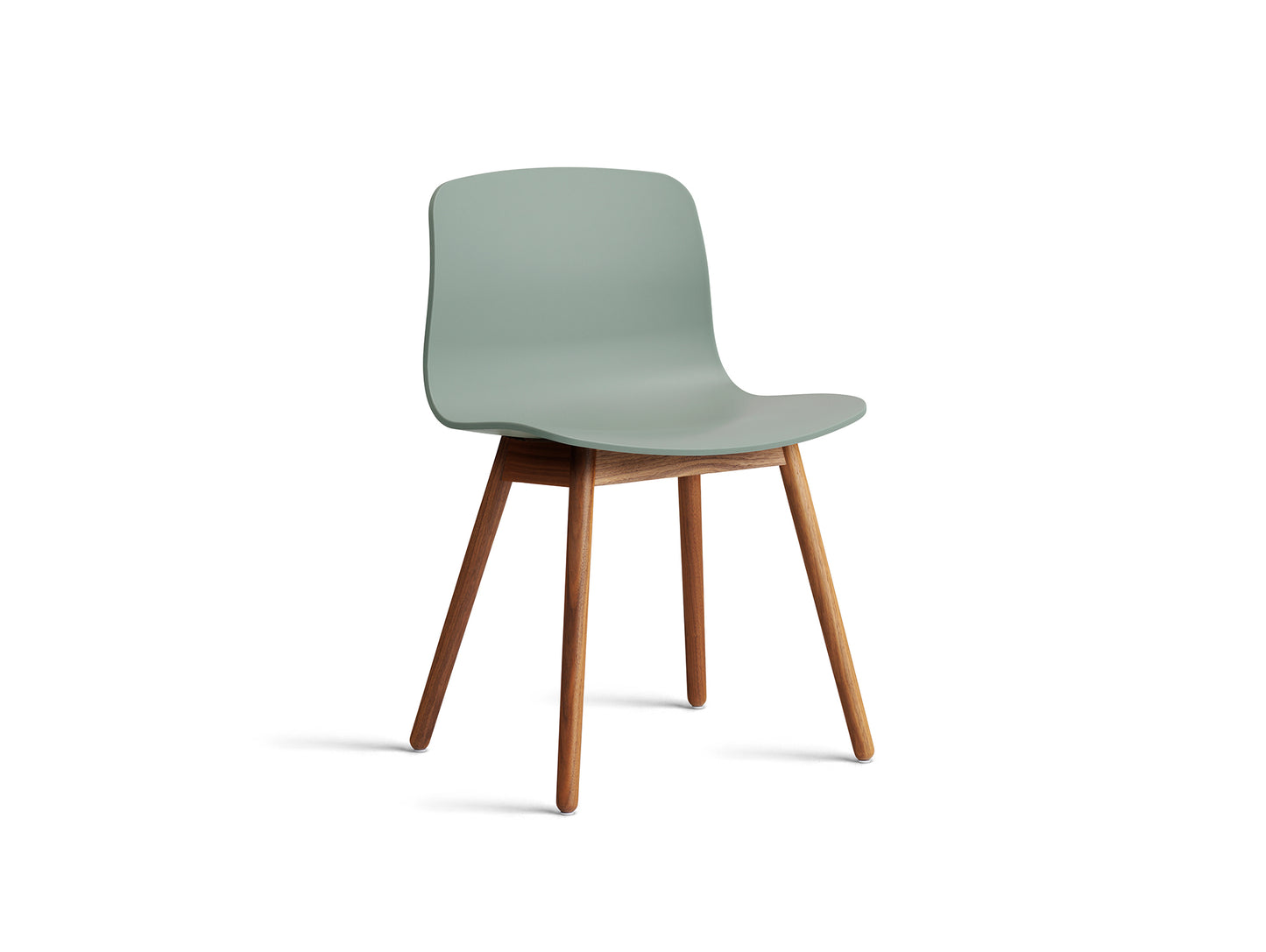 About A Chair AAC 12 - Fall Green 2.0 Shell / Lacquered Walnut Base