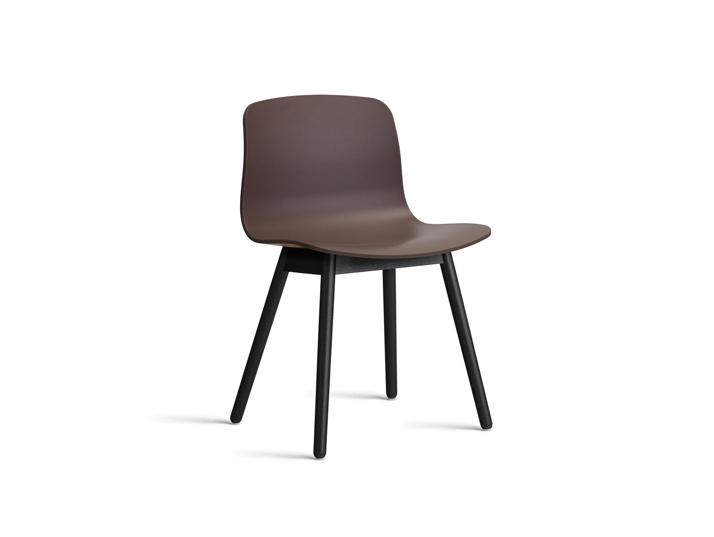 About A Chair AAC 12 - Raisin 2.0 Shell / Black Lacquered Oak Base
