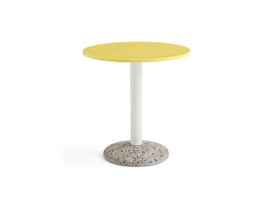 Ceramic Table by HAY - D70 cm / Bright Yellow