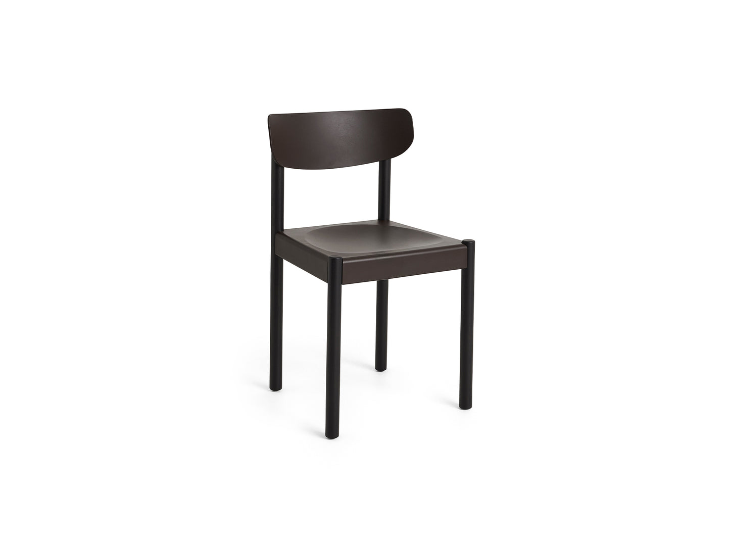 Pack Chair 10 by HAY - Graphite Brown / Iron Black Oak