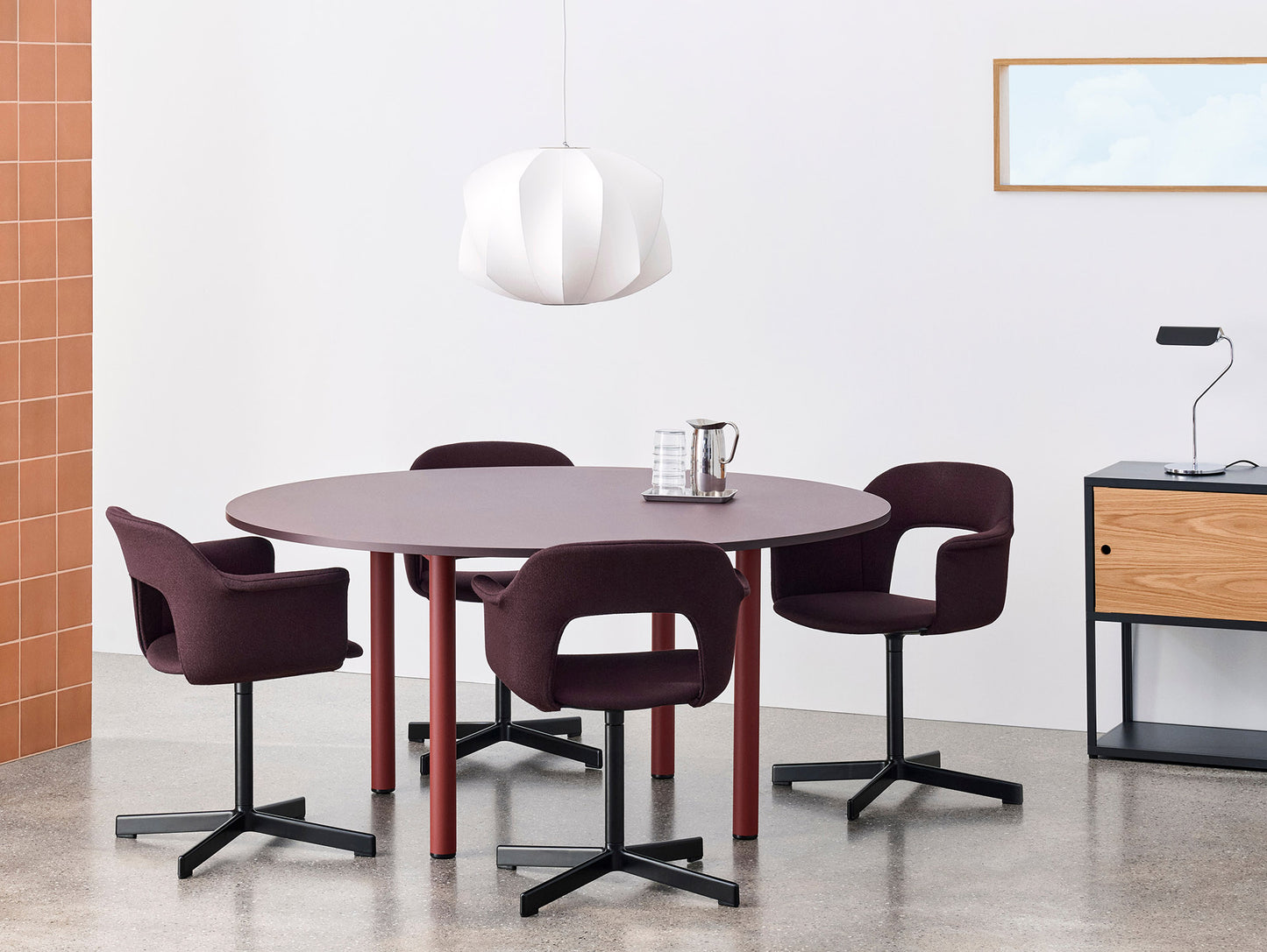 New Order Shelving Combination 207 by HAY - Charcoal