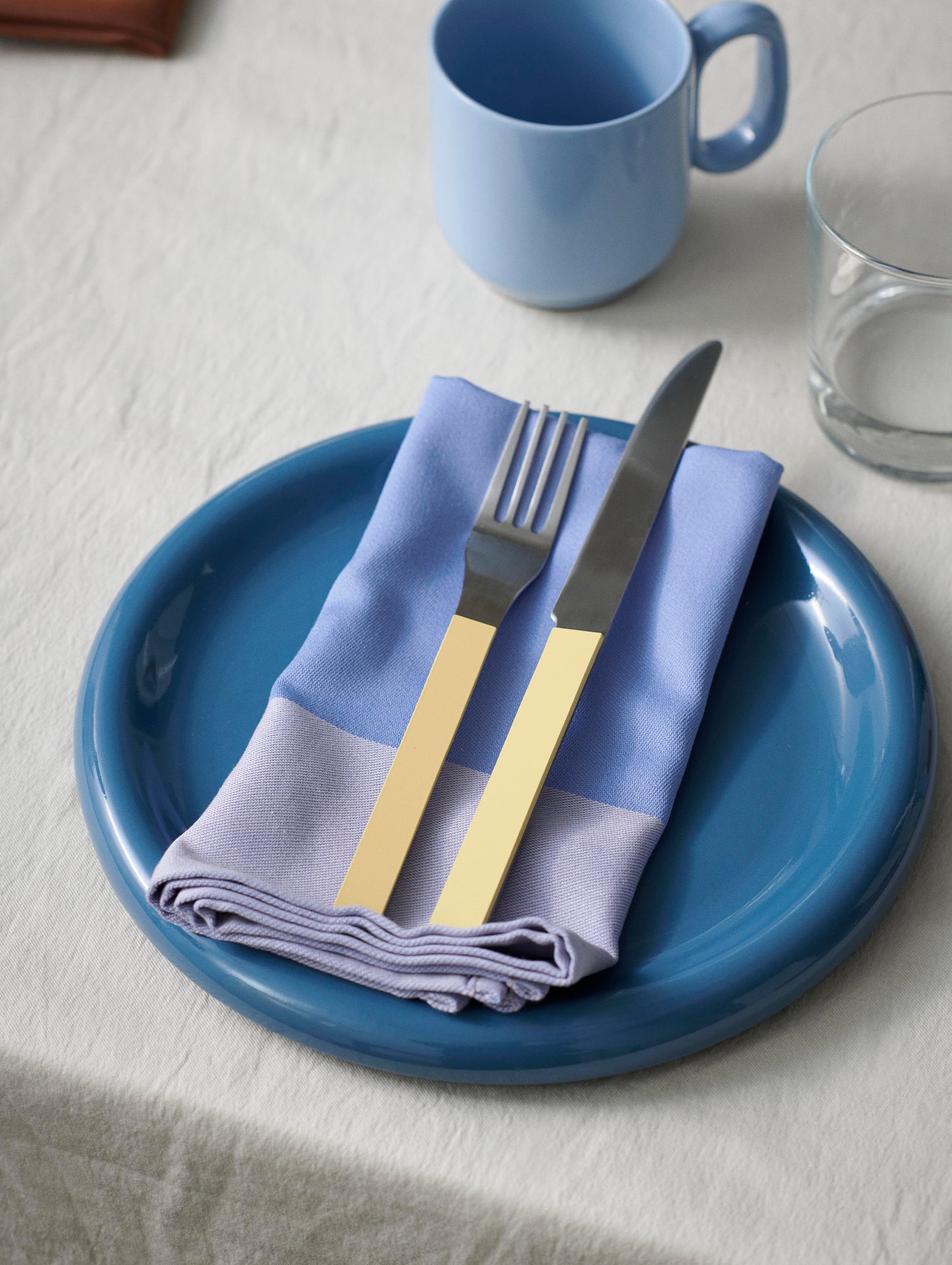 Barro Plate - Set of 2 by HAY - D 24 / Dark Blue