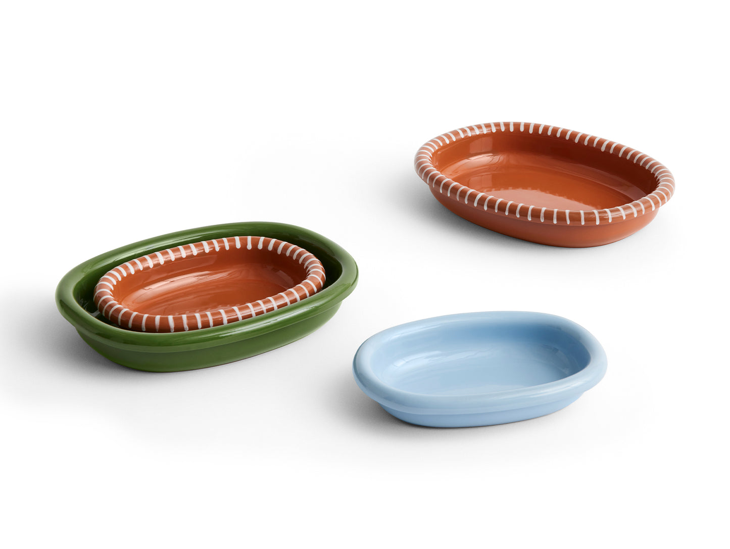 Barro Oval Dish by HAY