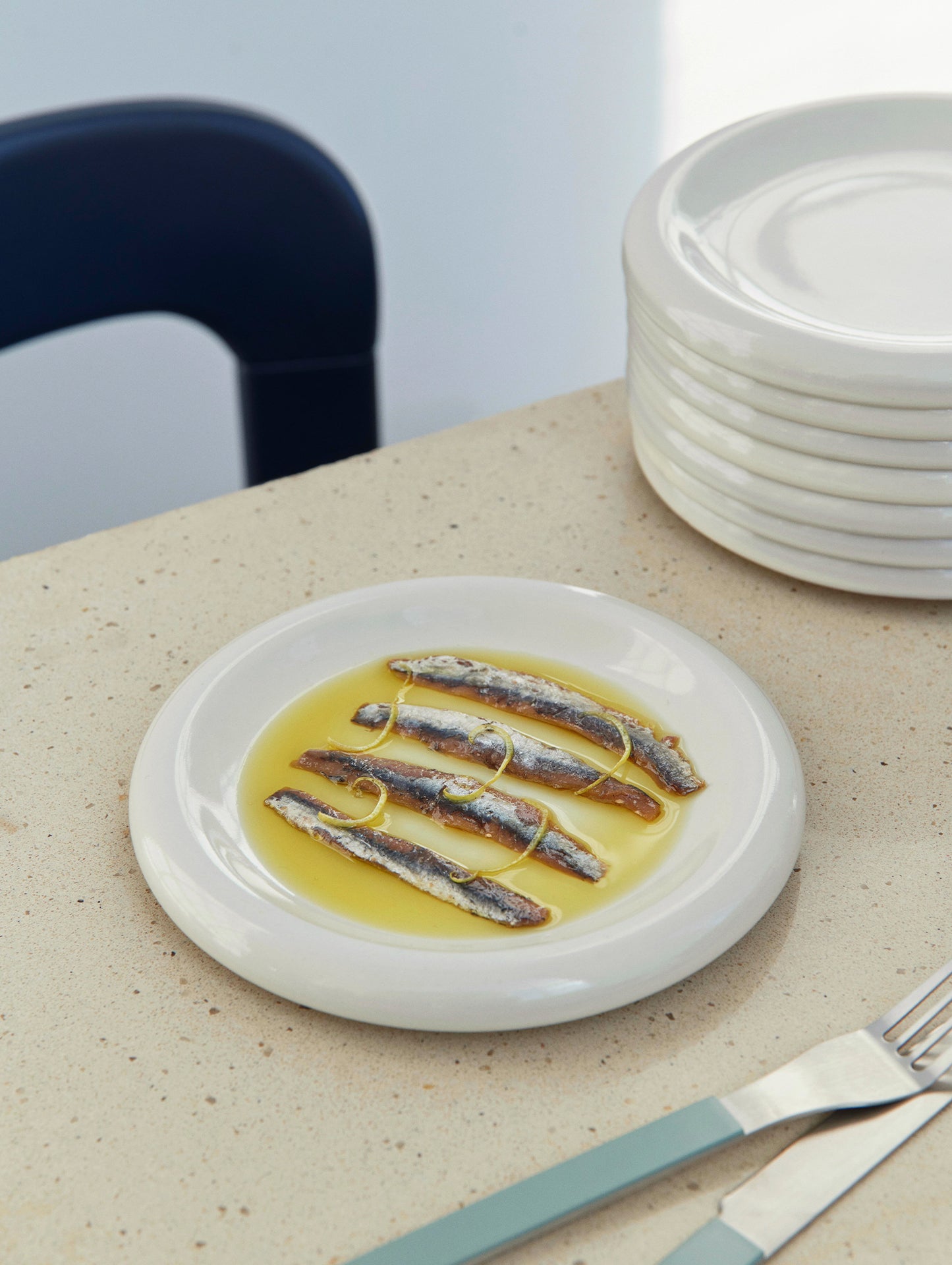 Barro Plate - Set of 2 by HAY - D 18 / Off white