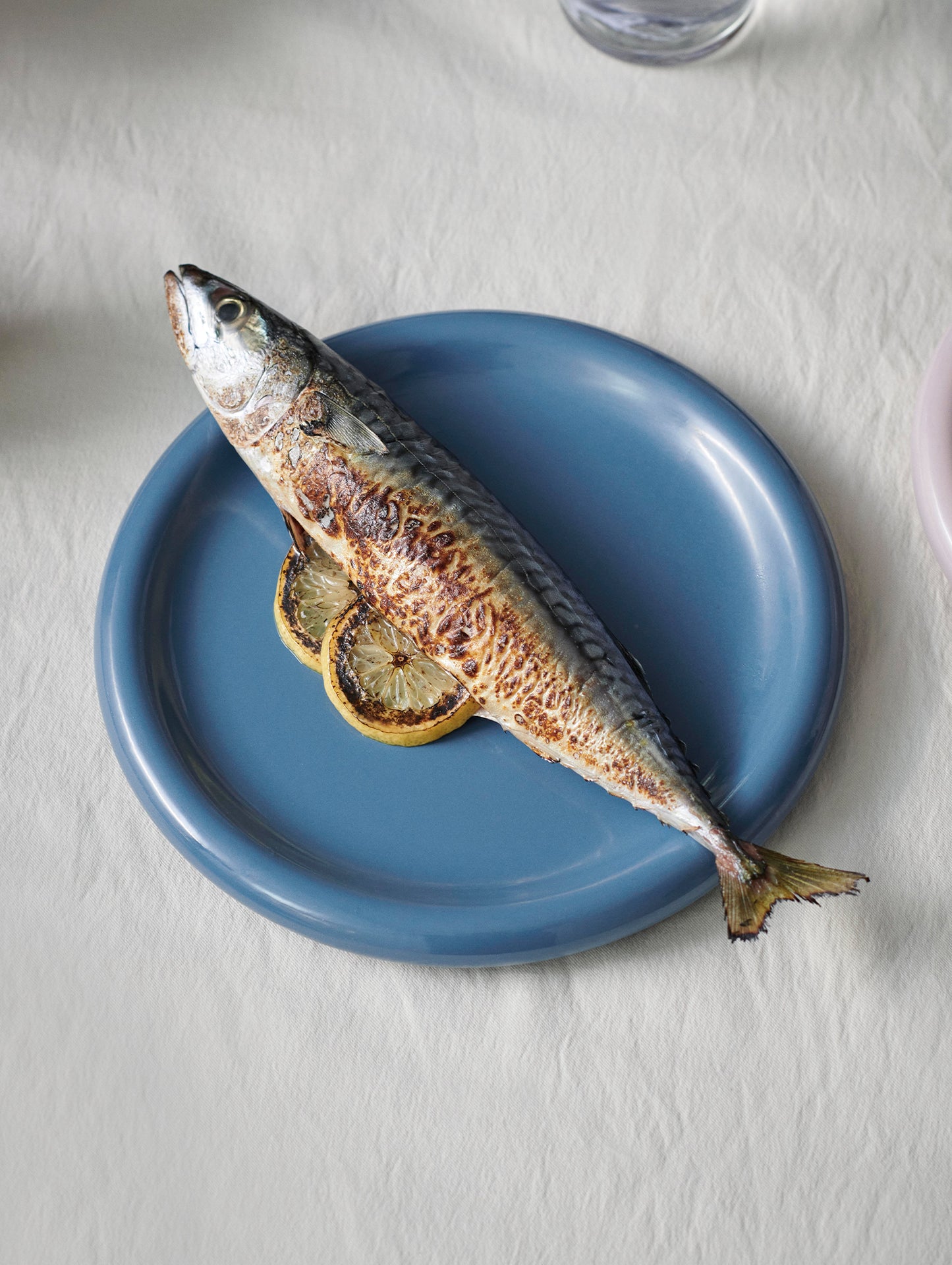 Barro Plate - Set of 2 by HAY - D 24 / Dark Blue