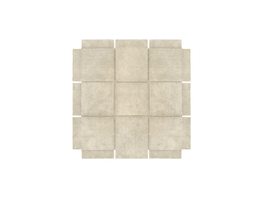Basket Rug by Design House Stockholm - 180 x 180 / Beige