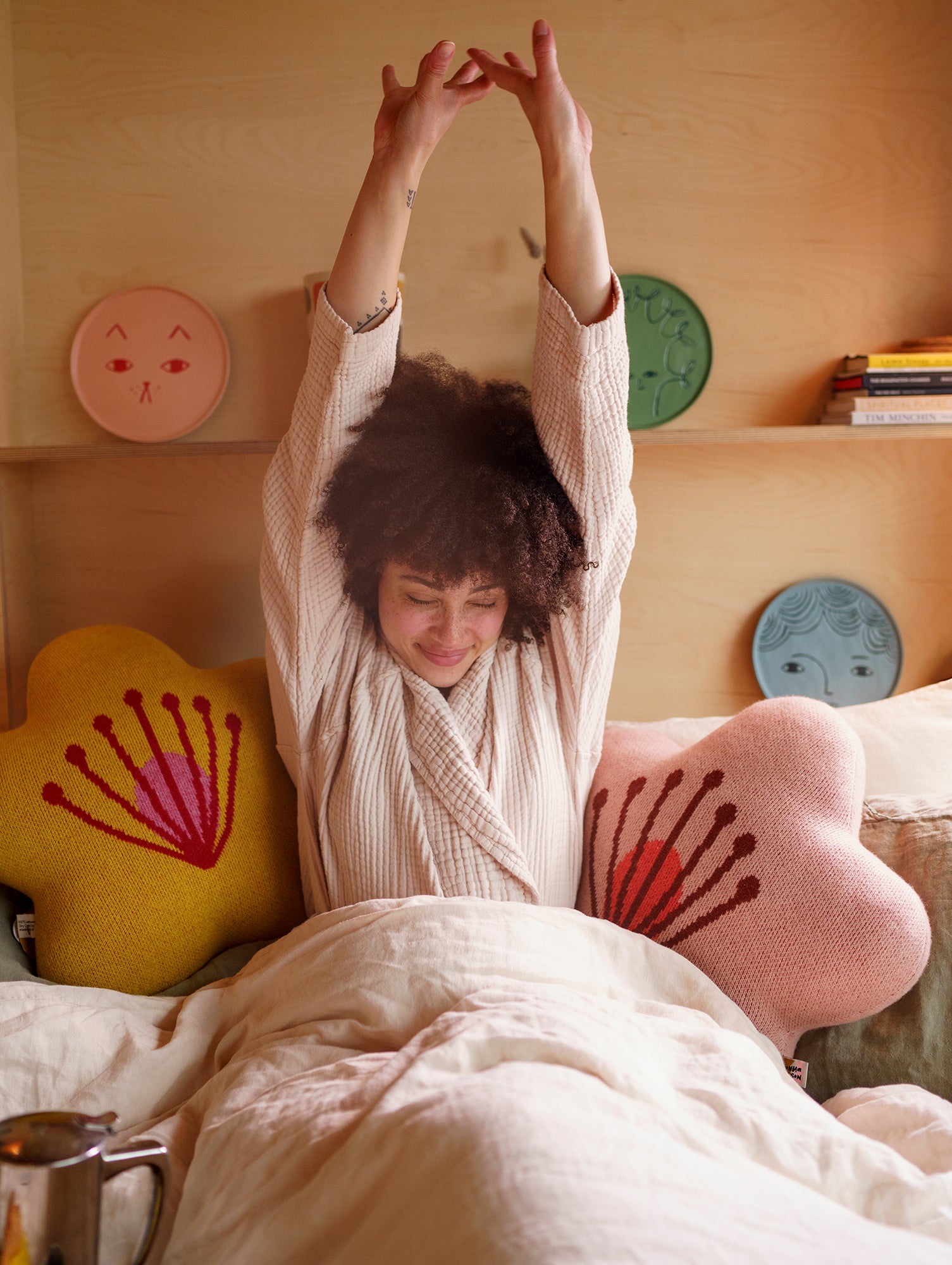 Bloom Shaped Cushion by Donna Wilson