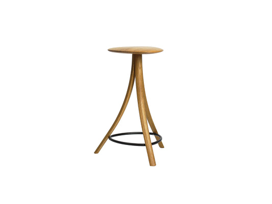 Clover Stool by Ro Collection - Oiled Oak