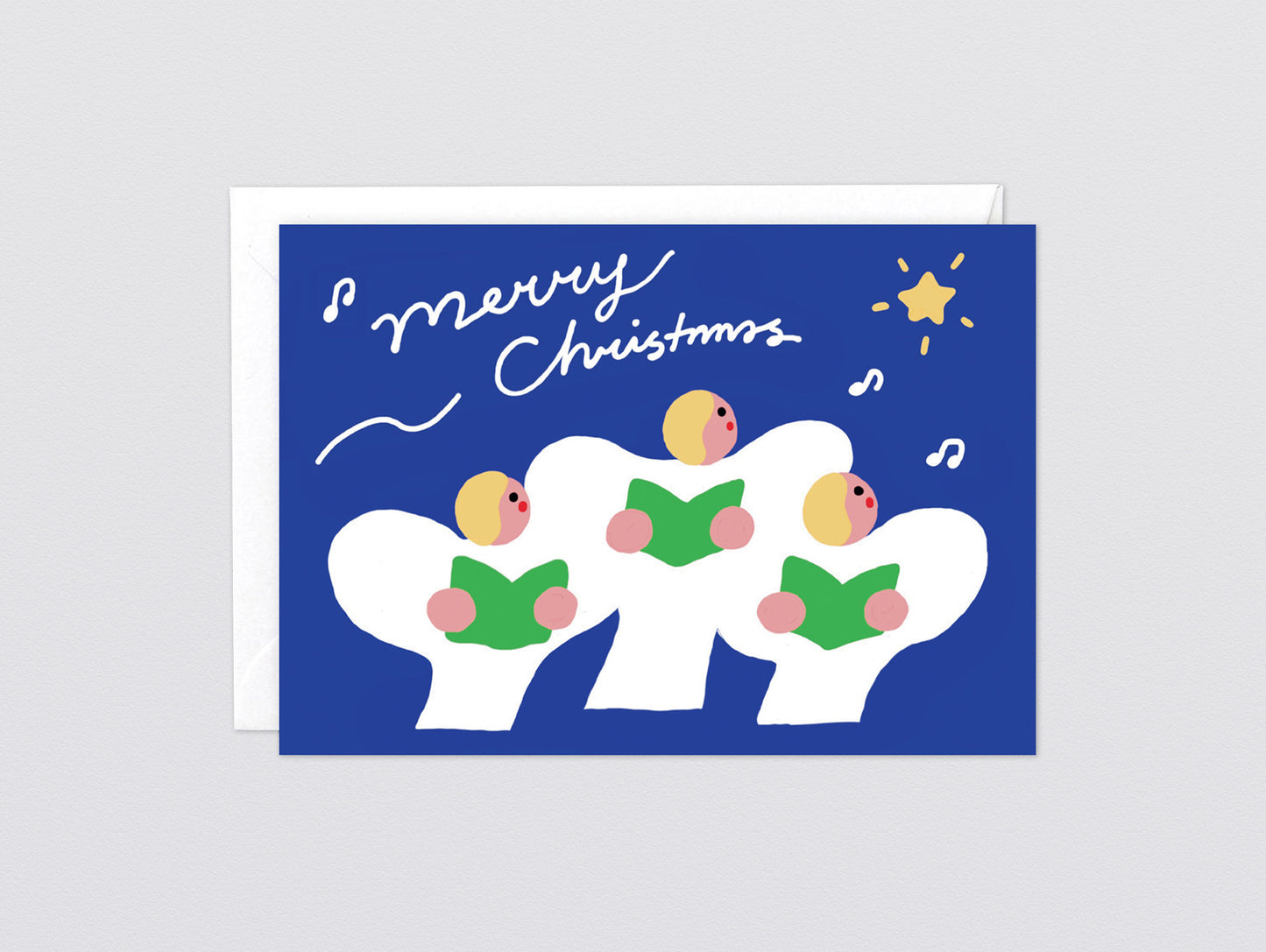 'Christmas Angels' Greetings Card by Wrap
