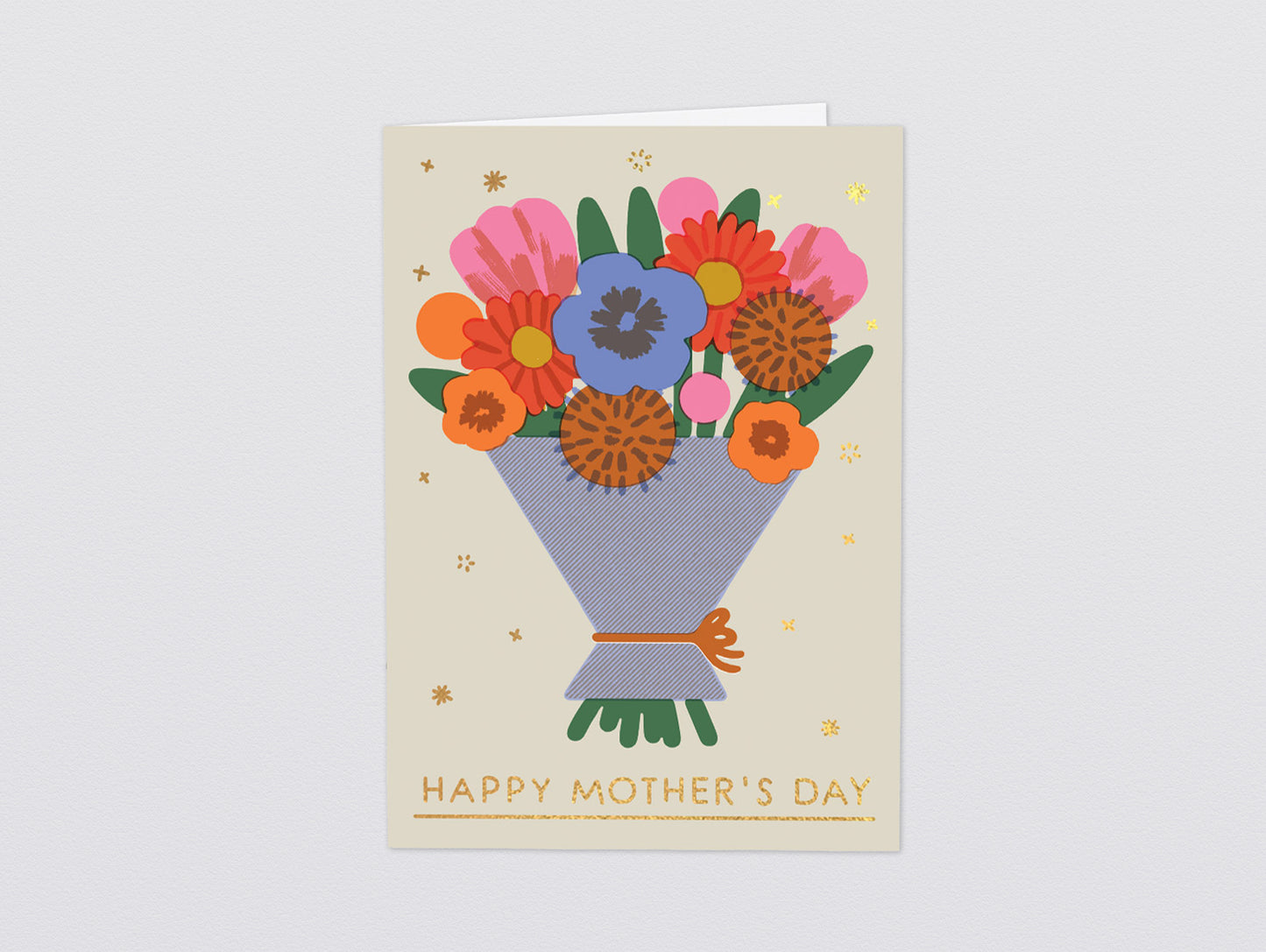 'Mother's Day Bouquet' Greetings Card by Wrap