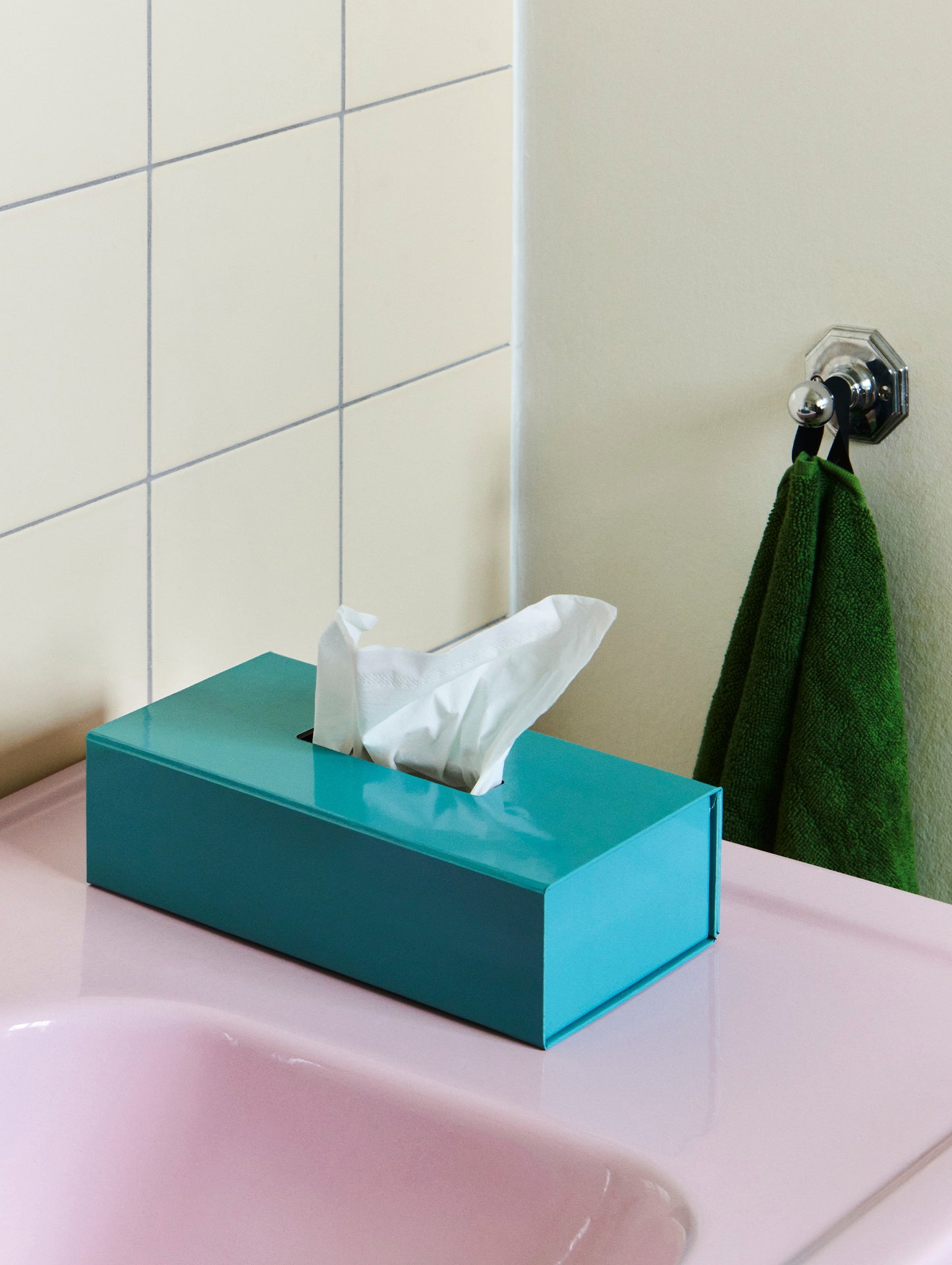 Mono Organic Hand Towel by HAY - Matcha