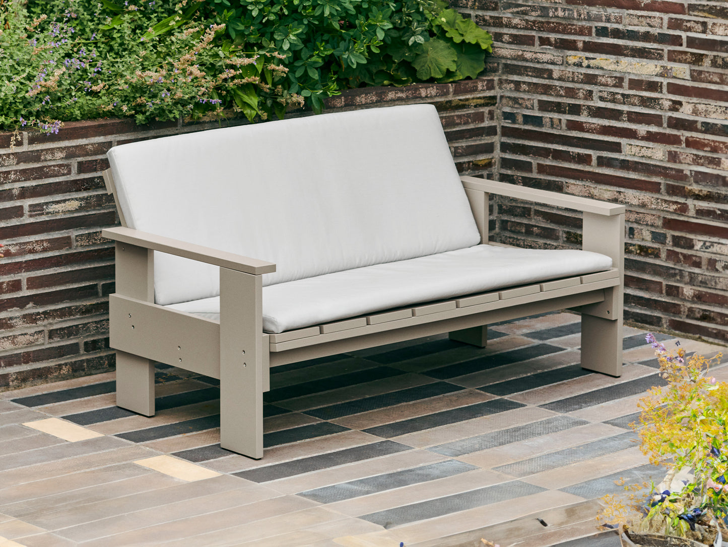 Crate Lounge Sofa Folding Cushion by HAY - Sky Grey