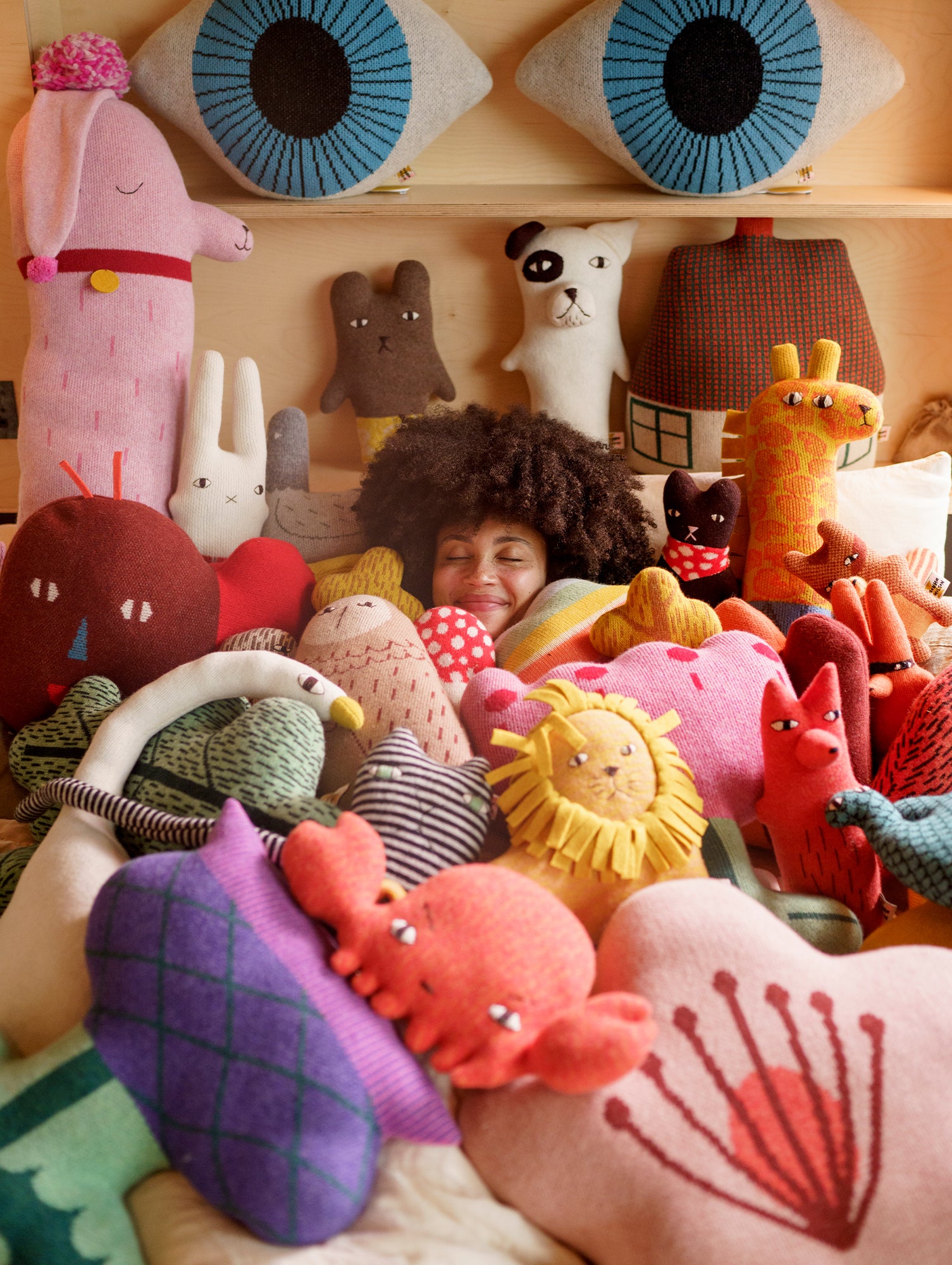 Bloom Shaped Cushion by Donna Wilson