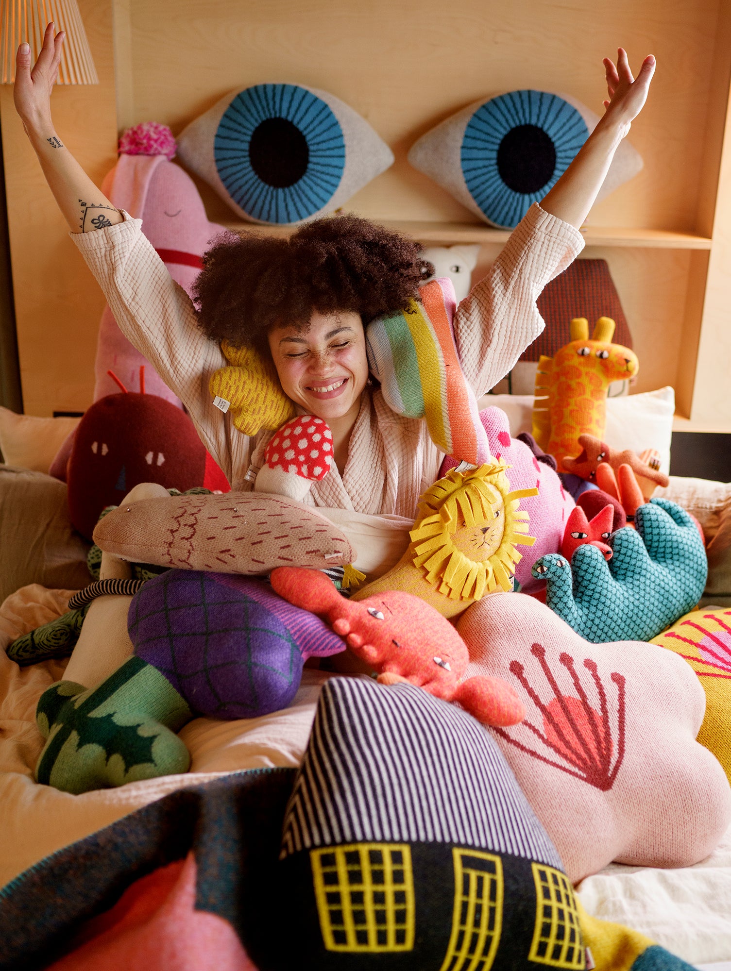 Bloom Shaped Cushion by Donna Wilson