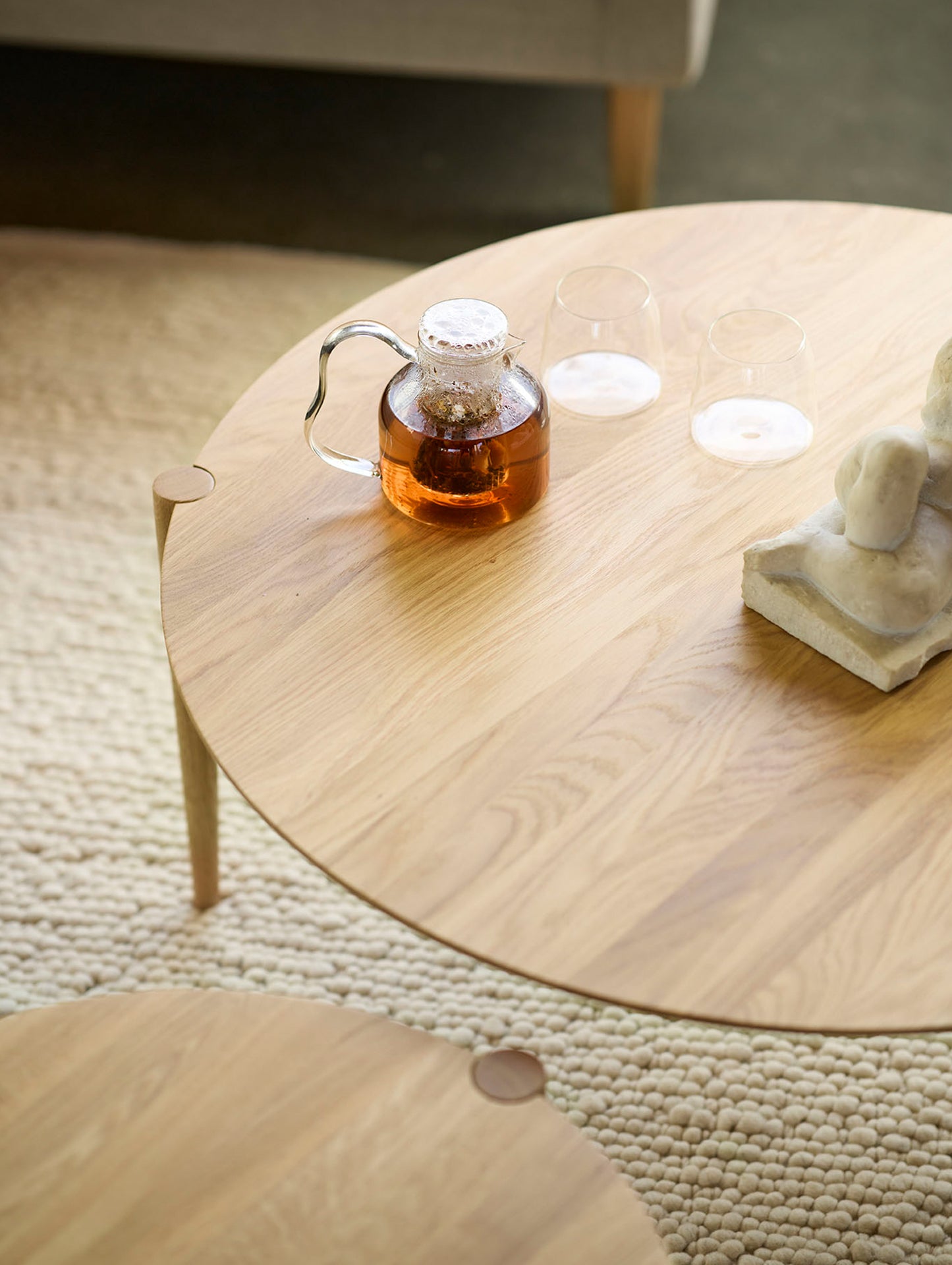 D102 SOS Coffee Table by FDB Mobler - Oiled Oak