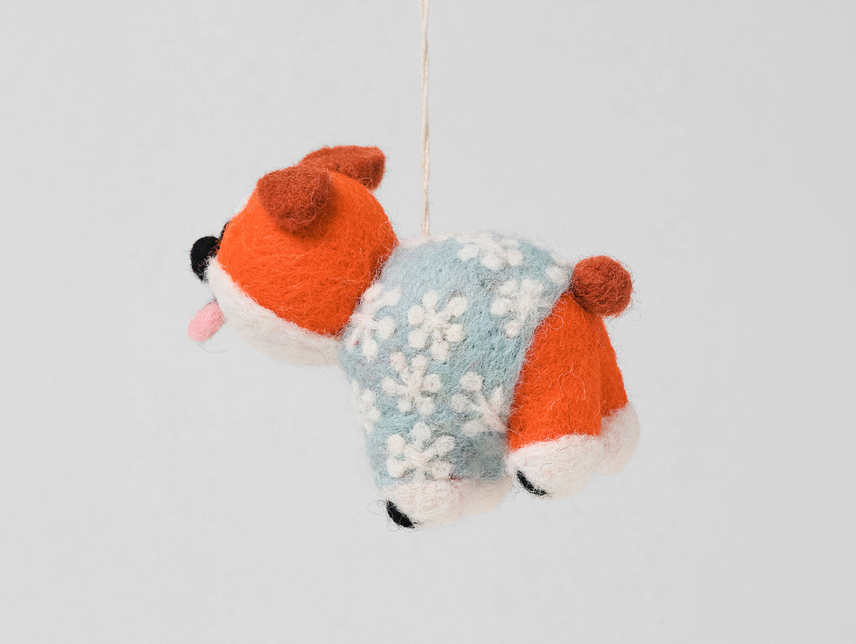 Dog Felted Hanging Decorations