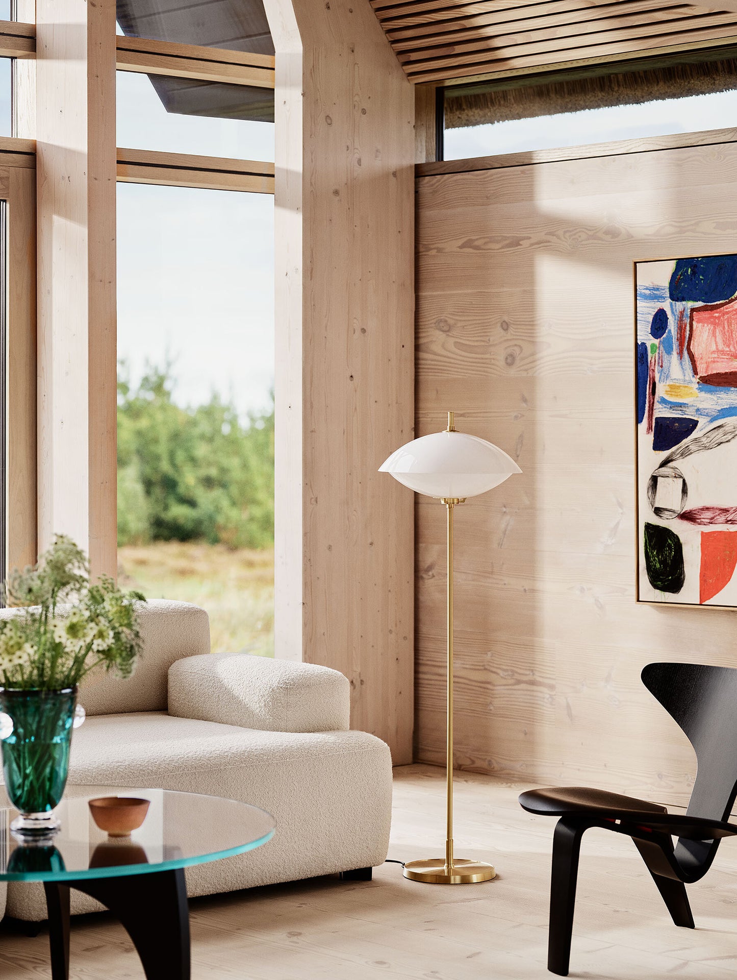 Clam Floor Lamp by Fritz Hansen