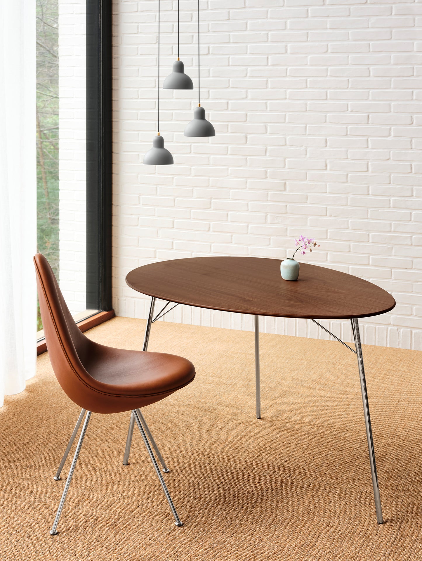Egg Table by Fritz Hansen