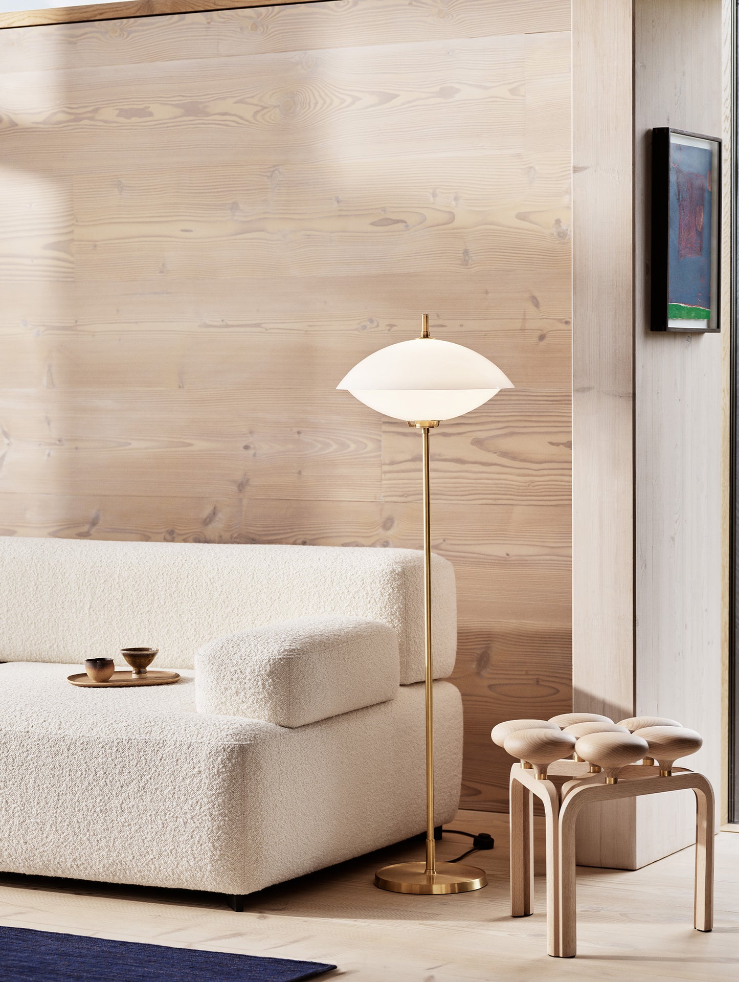 Clam Floor Lamp by Fritz Hansen