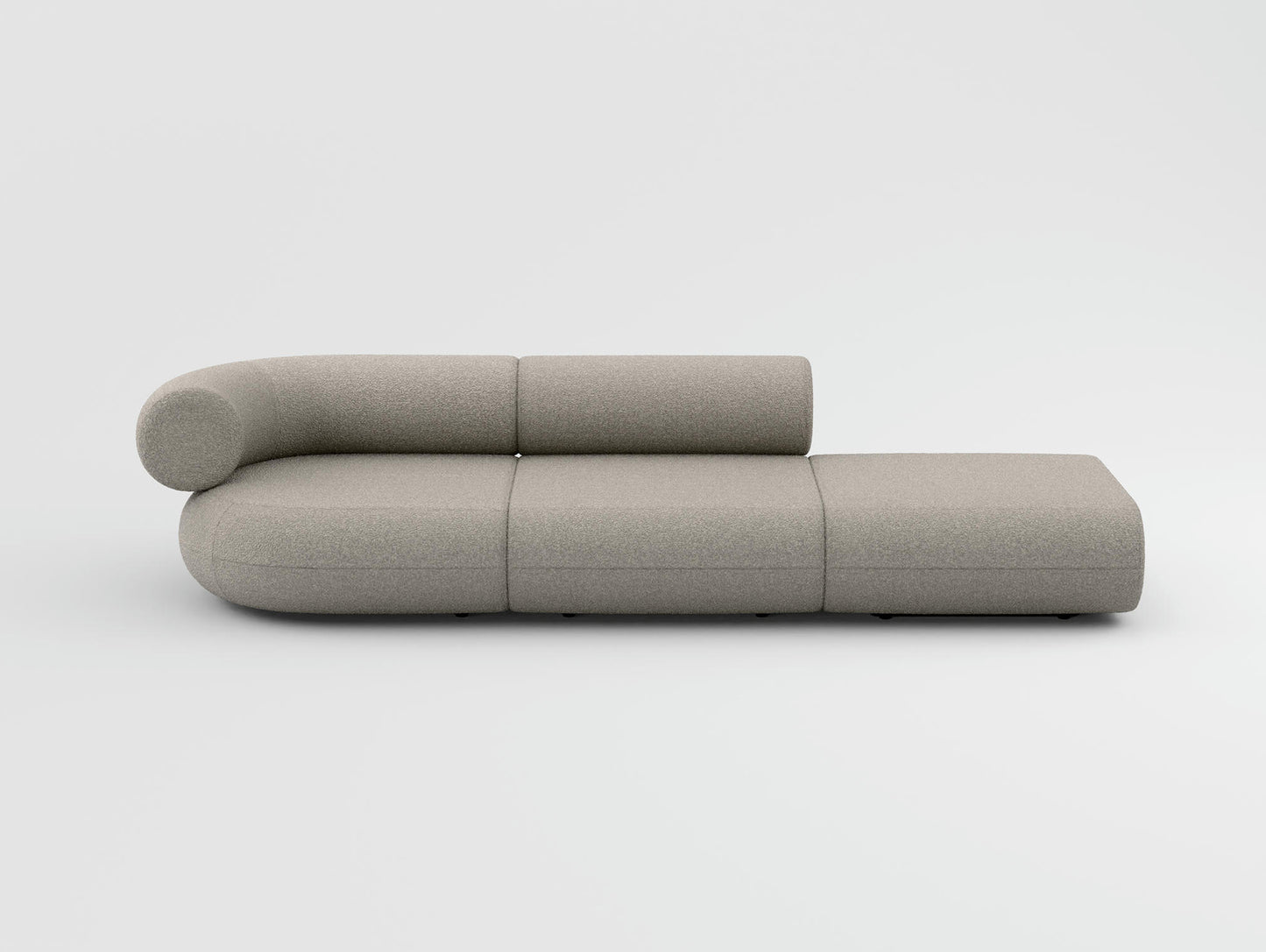 Fat 3-Seater Modular Sofa by Tom Dixon - Right Open End / Left Armrest / Elle 230