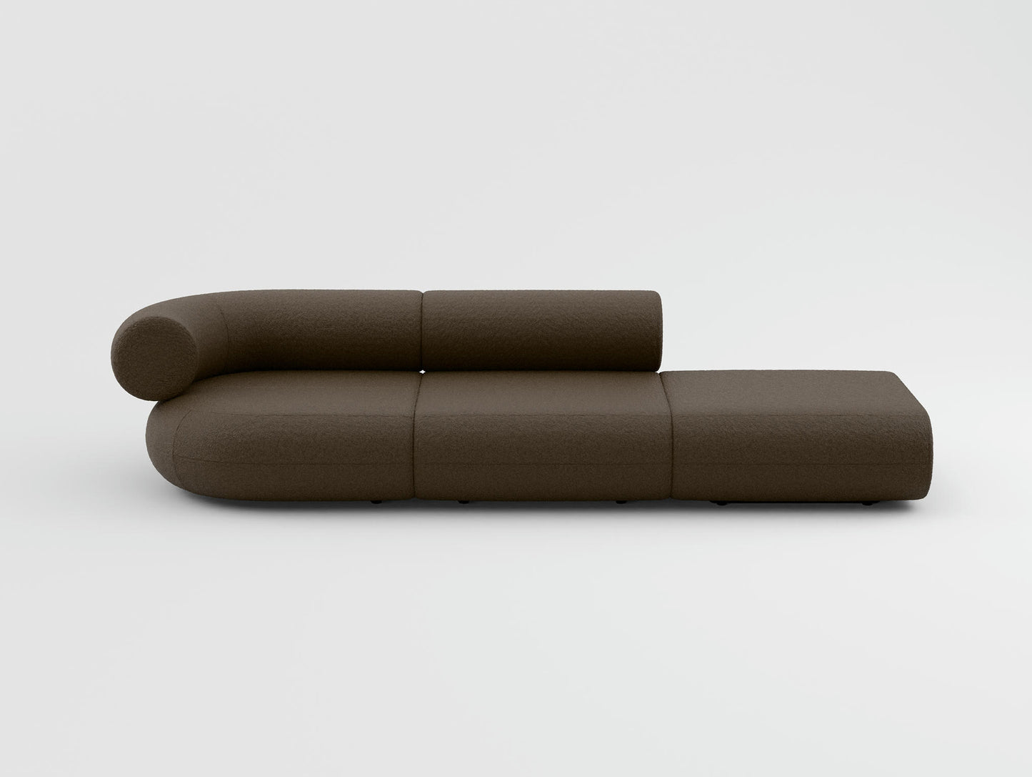 Fat 3-Seater Modular Sofa by Tom Dixon - Right Open End / Left Armrest / Elle 280