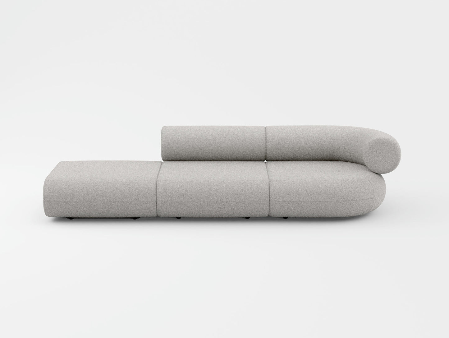 Fat 3-Seater Modular Sofa by Tom Dixon - Left Open End / Right Armrest / Hallingdal 110