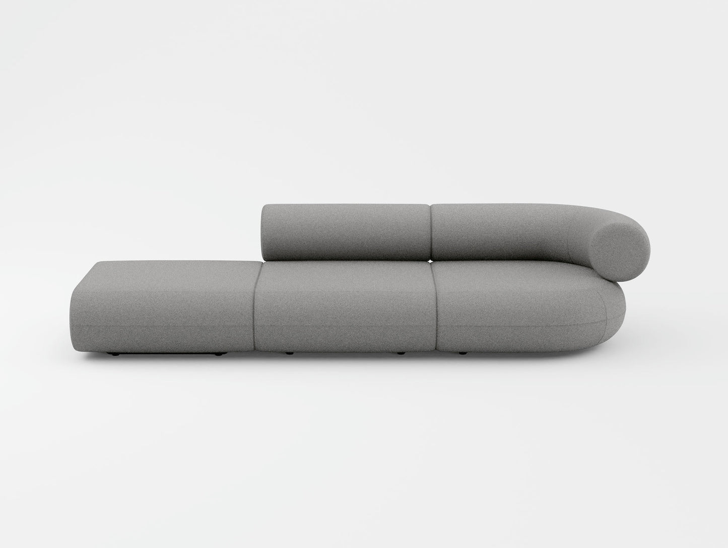 Fat 3-Seater Modular Sofa by Tom Dixon - Left Open End / Right Armrest / Hallingdal 130