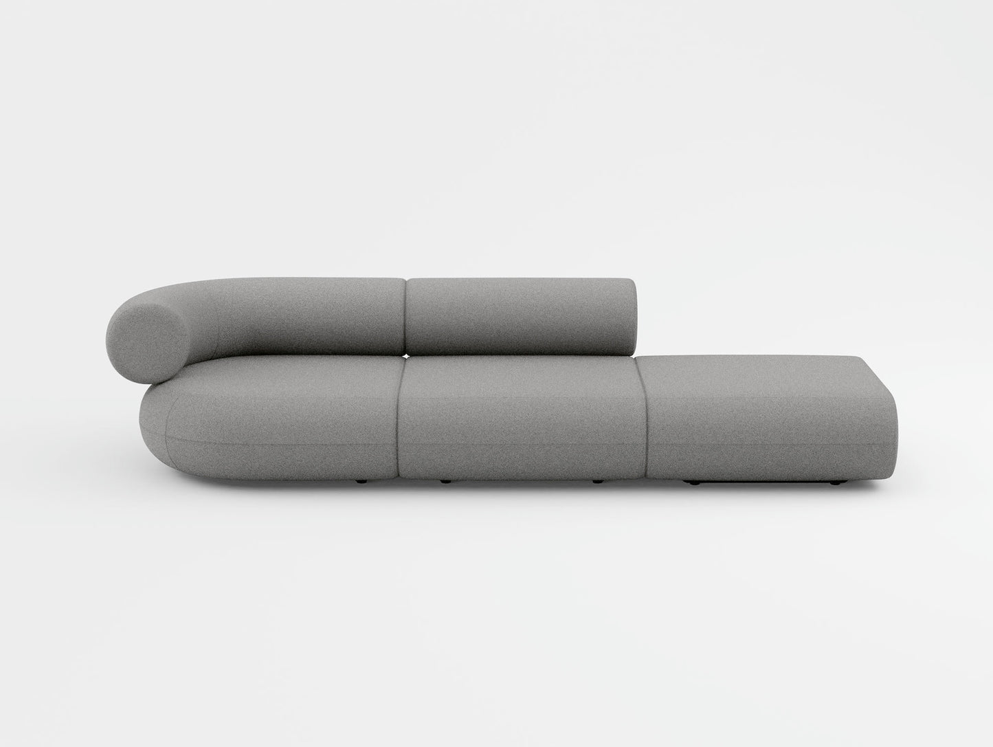 Fat 3-Seater Modular Sofa by Tom Dixon - Right Open End / Left Armrest / Hallingdal 130