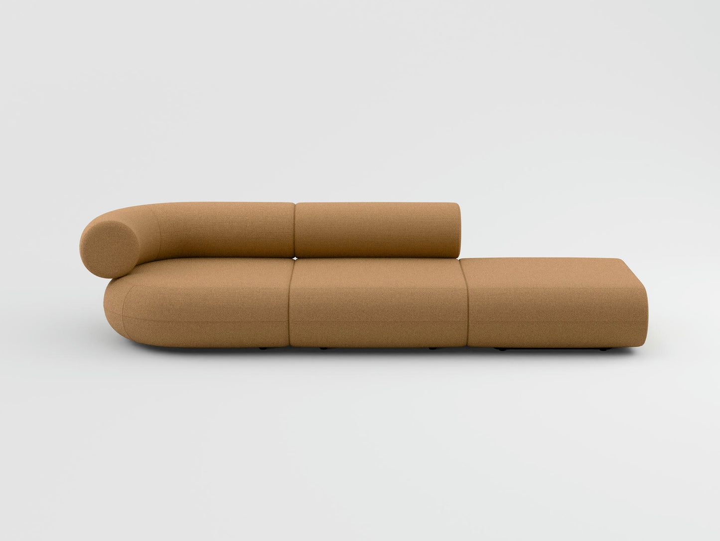 Fat 3-Seater Modular Sofa by Tom Dixon - Right Open End / Left Armrest / Linara 142