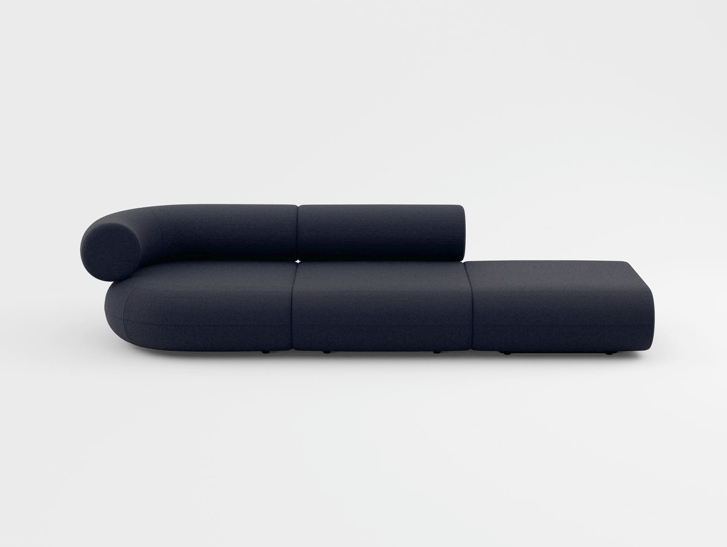 Fat 3-Seater Modular Sofa by Tom Dixon - Right Open End / Left Armrest / Linara 30